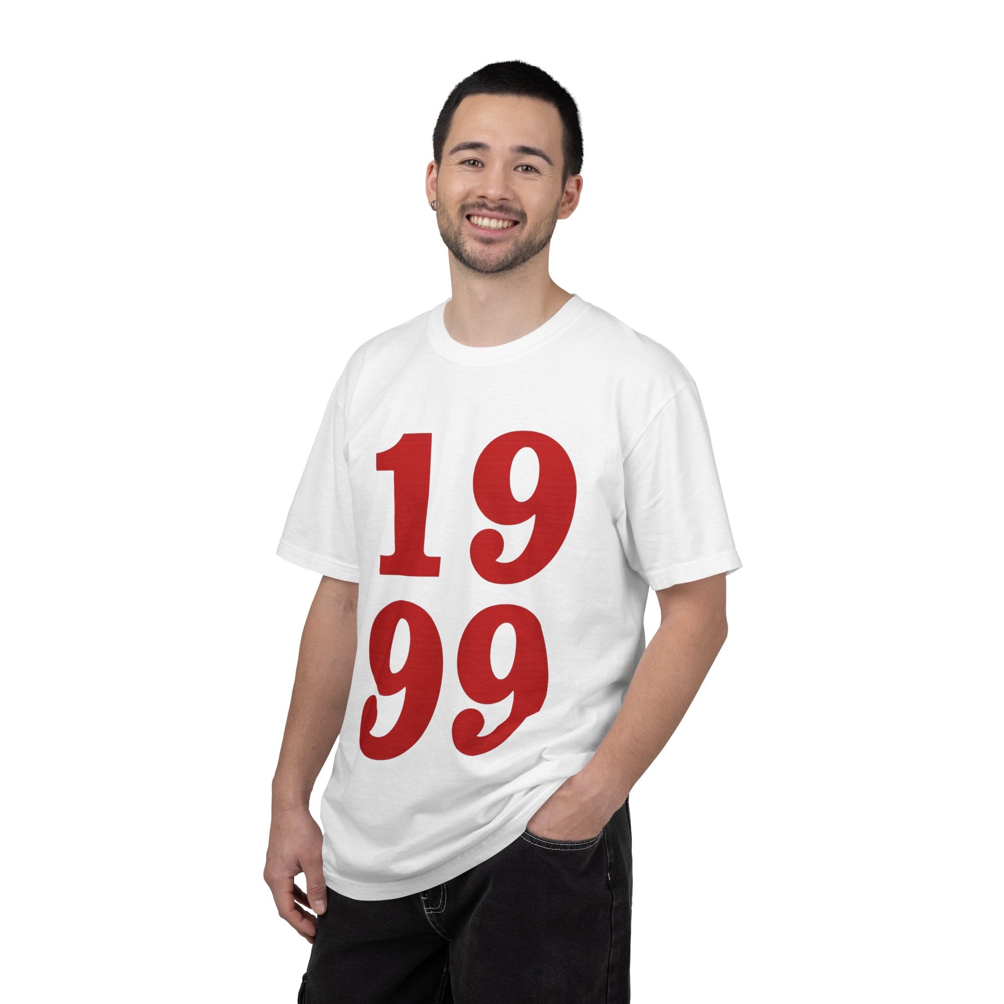 1999 Retro Number T-Shirt — Vintage Birth Year Tee