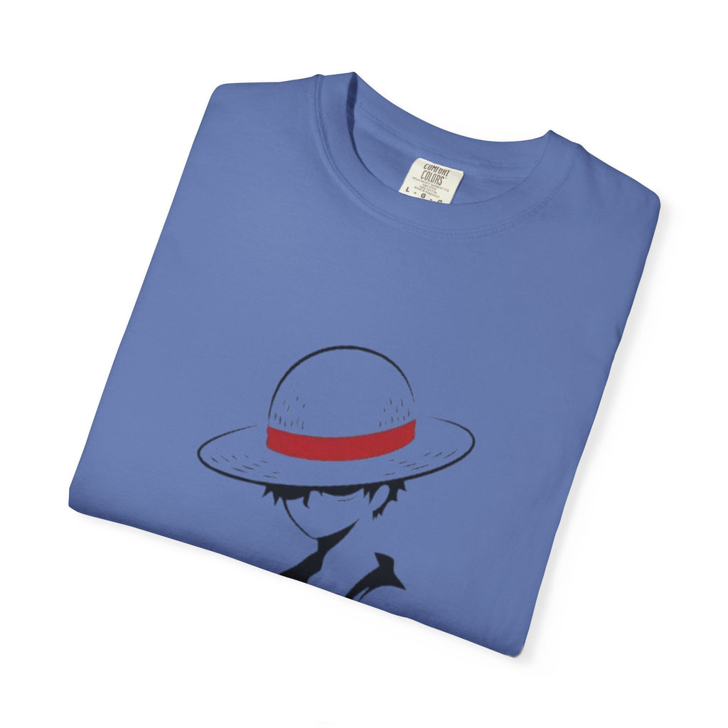 Minimal Straw Hat Silhouette T-Shirt
