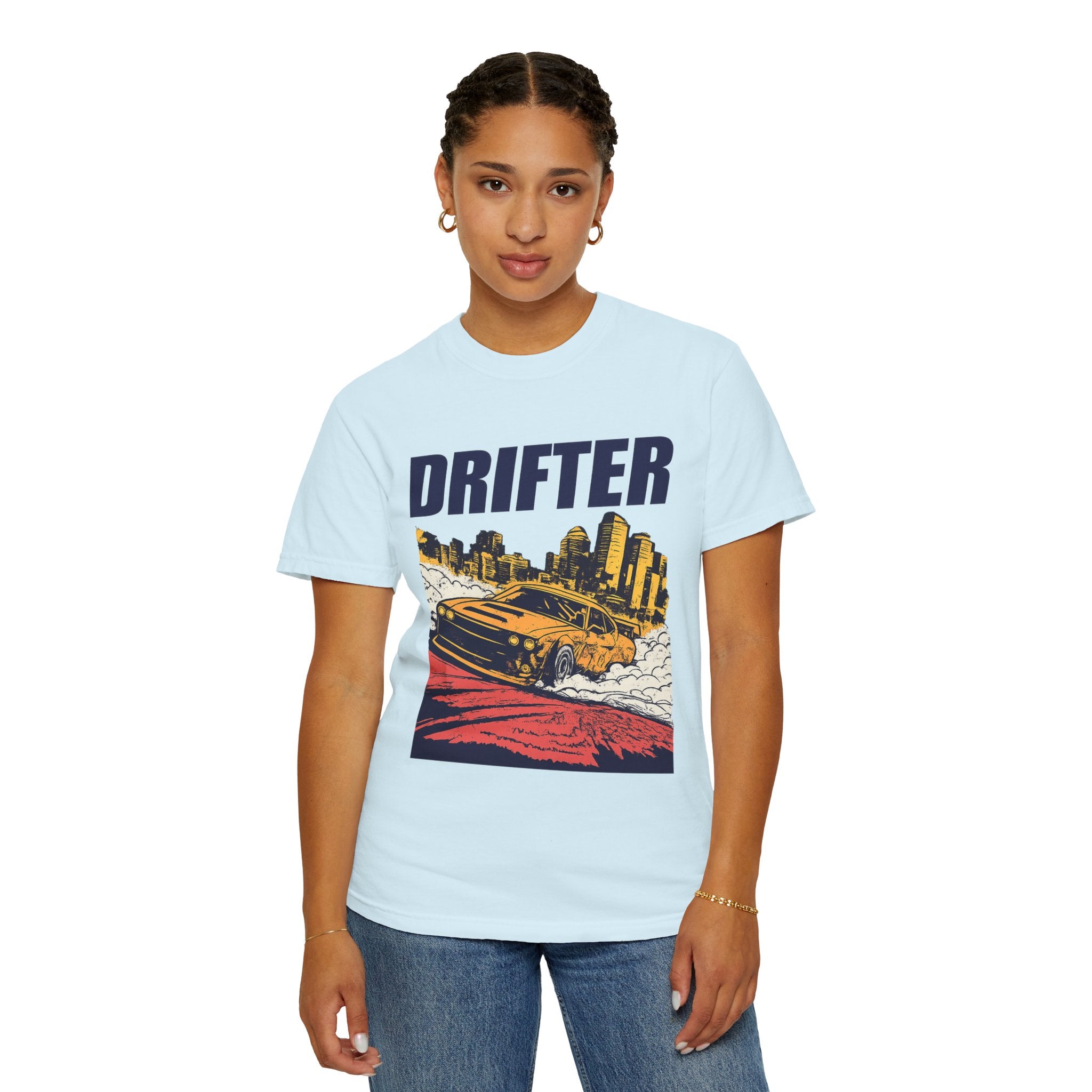 Drifter Street Racing T-Shirt — Retro Drift Car Graphic Tee