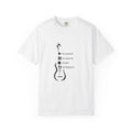 Guitar Silhouette Tee — "Our Moments, Our Memories, Our Music, Our Happiness"