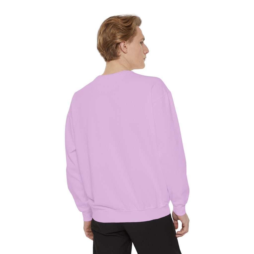 Let Me Distract You Sweatshirt — Colorful Retro Graphic Crewneck