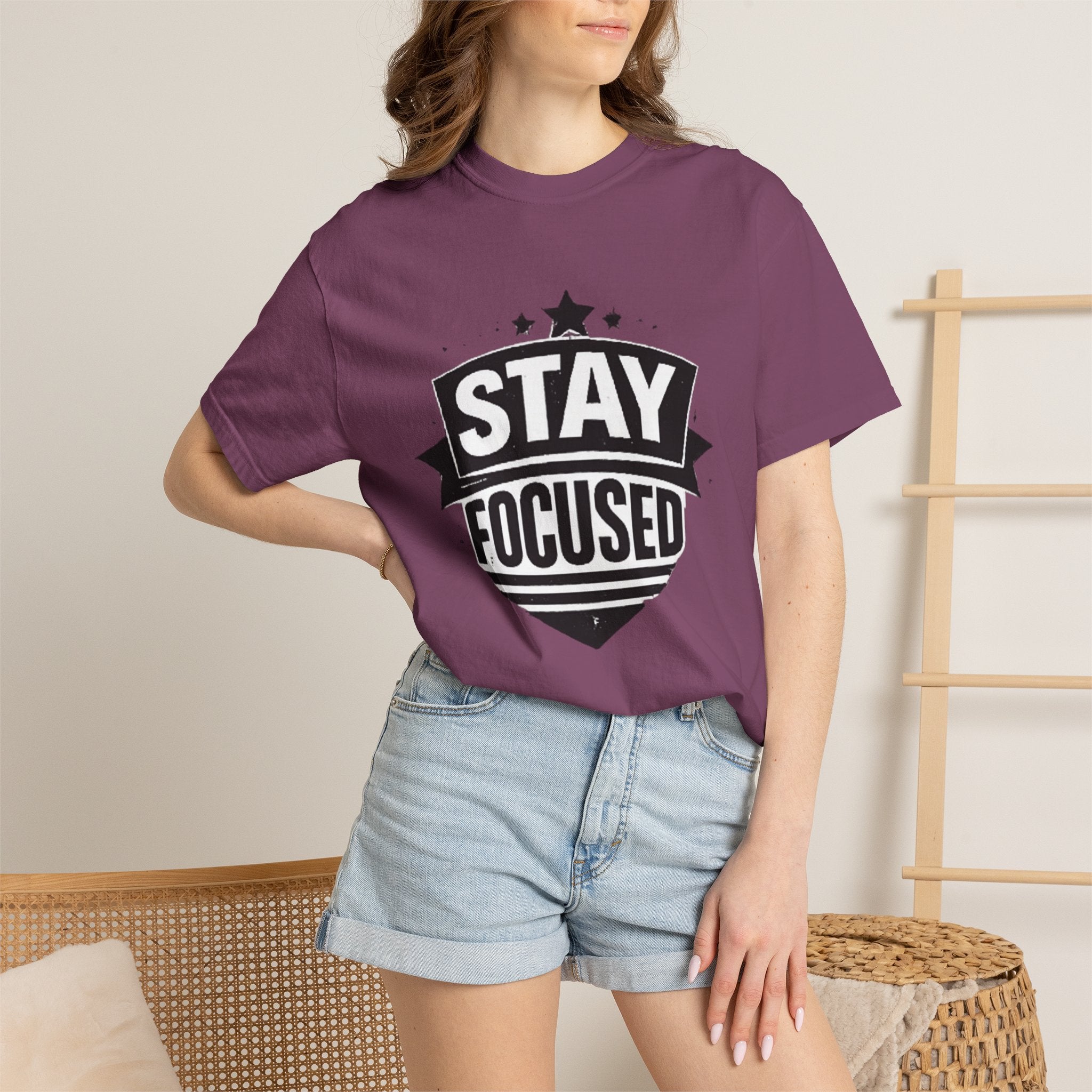 Stay Focused T-Shirt — Motivational Graphic Tee