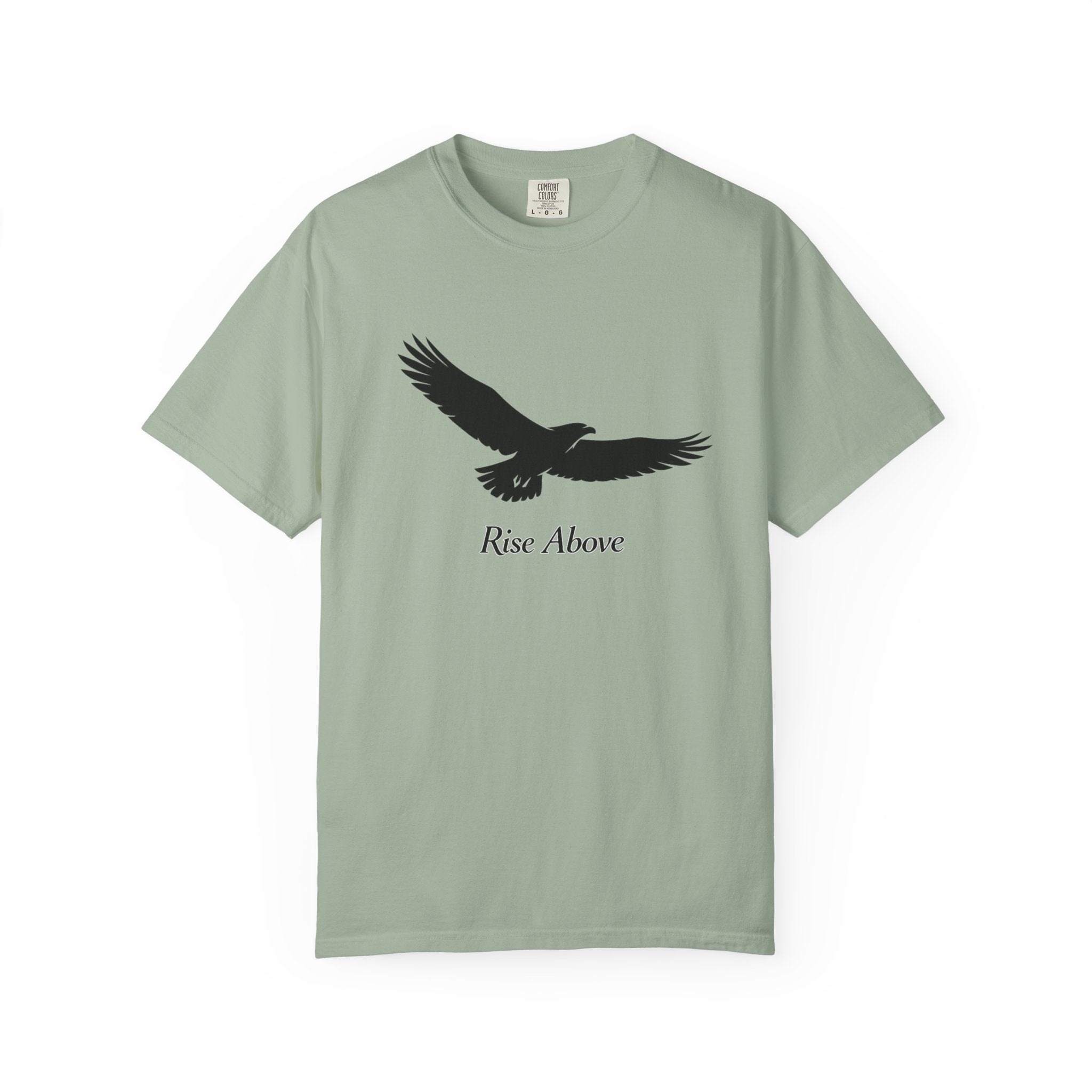 Rise Above Eagle T-Shirt — Inspirational Eagle Graphic Tee