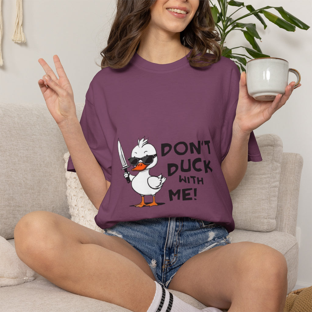 Don't Duck With Me T-Shirt — Funny Angry Duck Graphic Tee