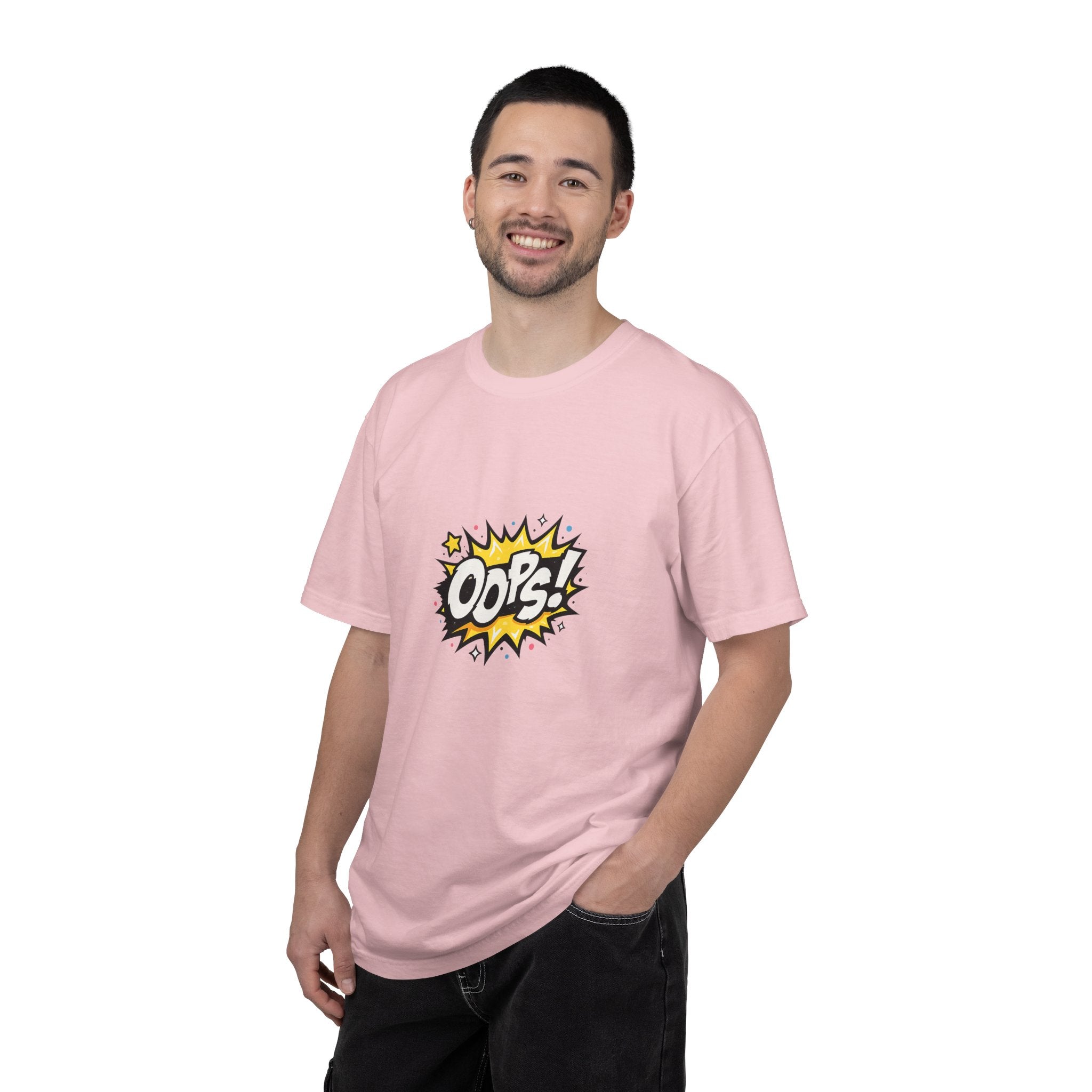 Oops! Comic Graphic T-Shirt — Retro Pop Art Tee