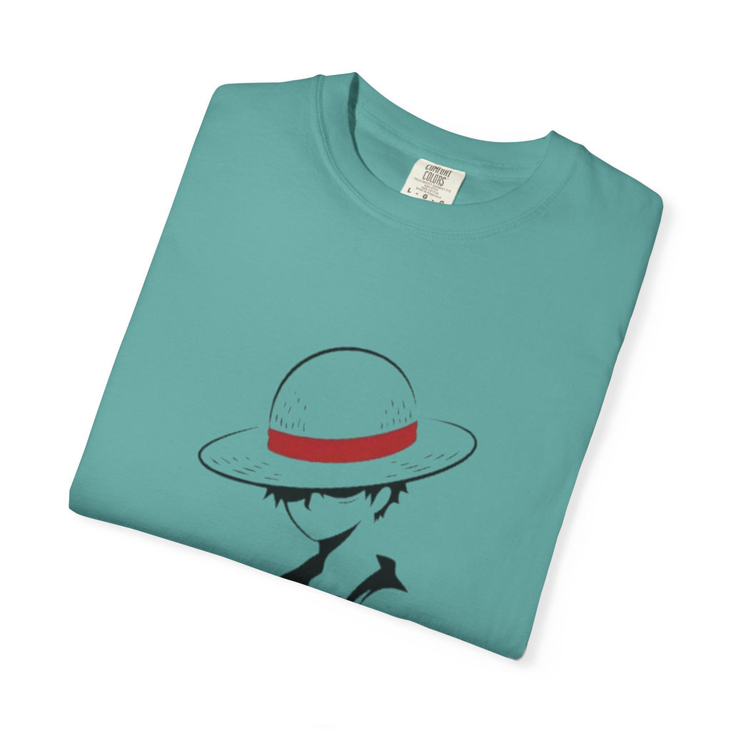 Minimal Straw Hat Silhouette T-Shirt
