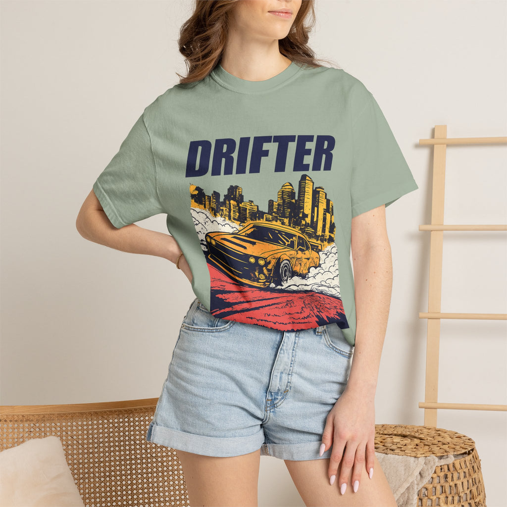 Drifter Street Racing T-Shirt — Retro Drift Car Graphic Tee