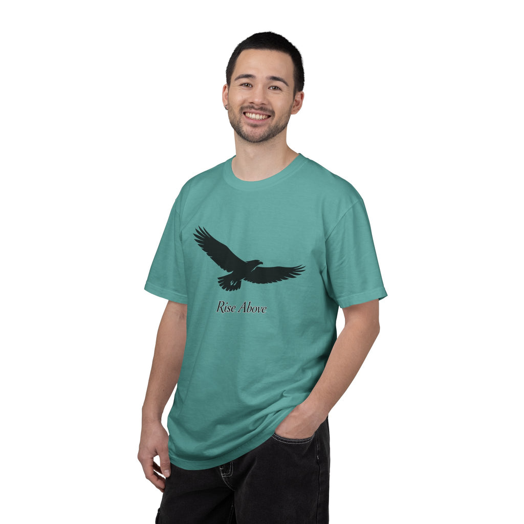 Rise Above Eagle T-Shirt — Inspirational Eagle Graphic Tee