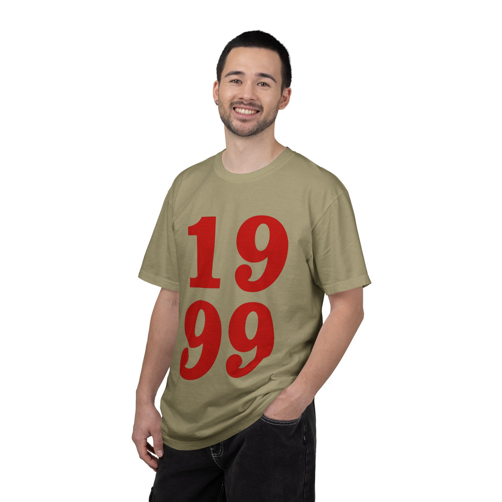 1999 Retro Number T-Shirt — Vintage Birth Year Tee