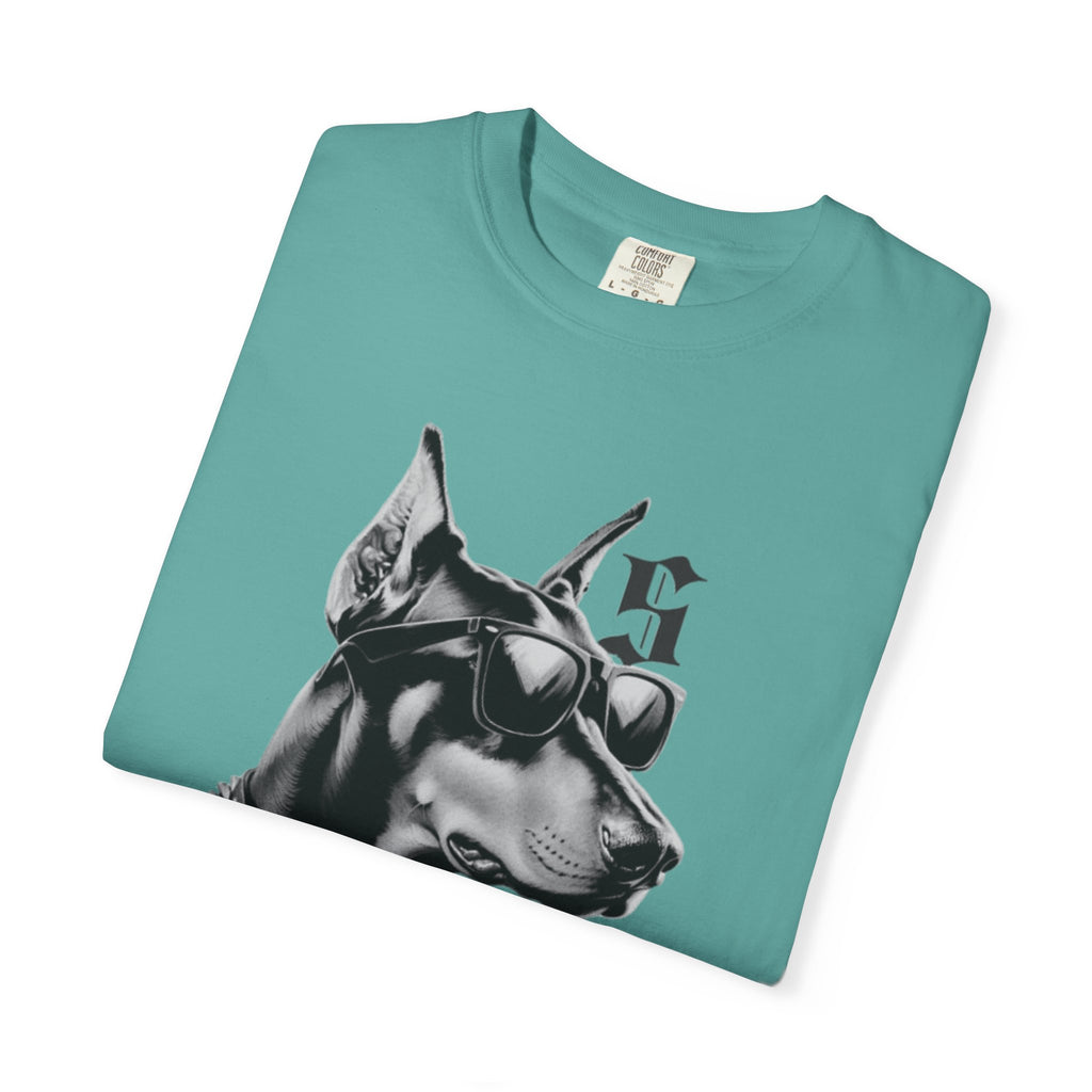 Doberman Sunglasses Graphic T-Shirt — "Snooper" Streetwear Tee
