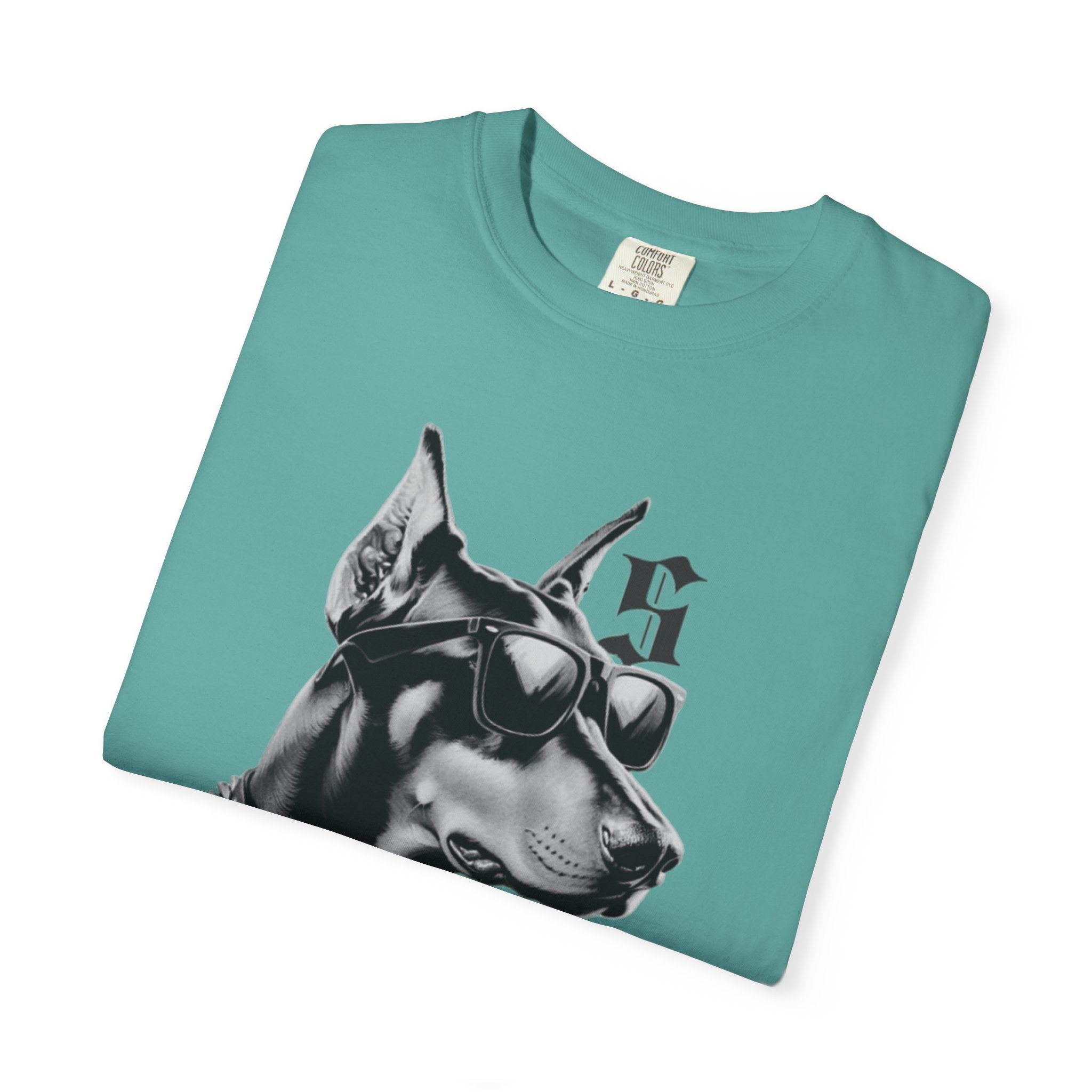 Doberman Sunglasses Graphic T-Shirt — "Snooper" Streetwear Tee
