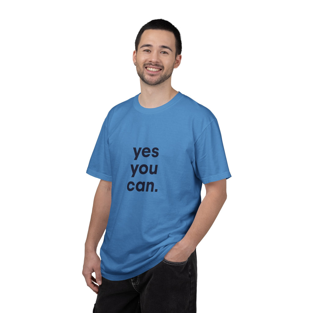 Yes You Can T-Shirt — Minimal Motivational Tee