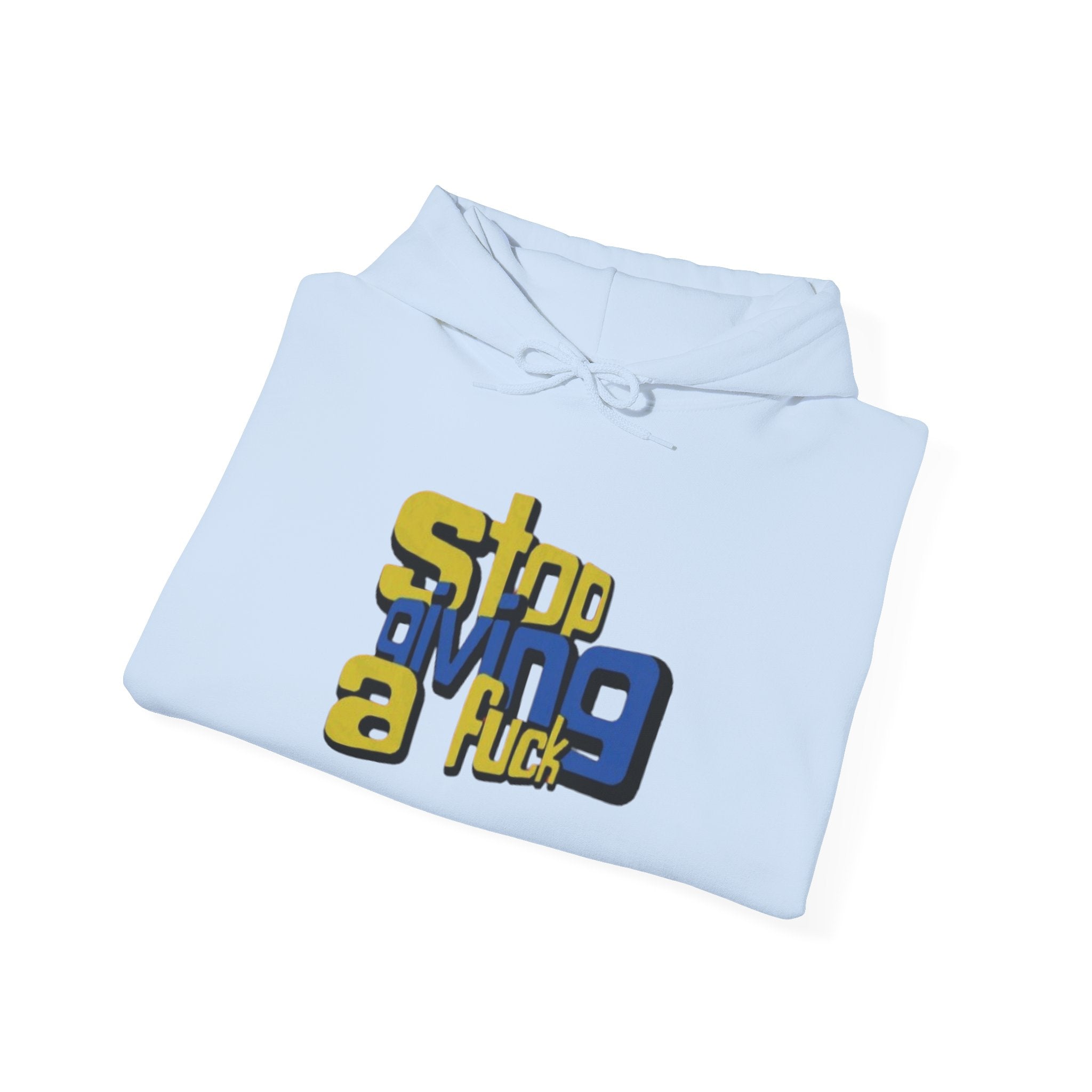 Hoodie — "Stop Giving a F*ck" Bold Retro Graphic Hoodie