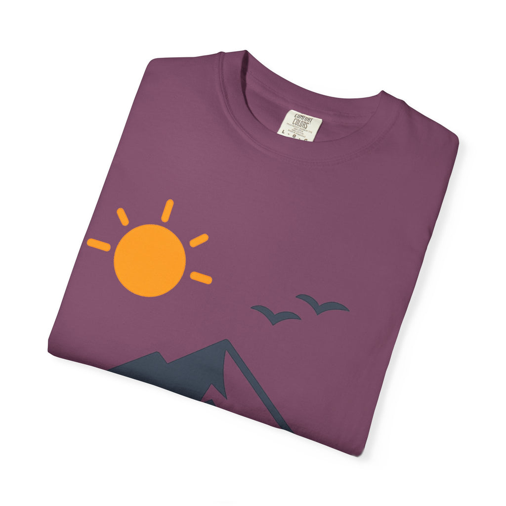 Mountain Sunrise T-Shirt — Scenic Outdoor Graphic Tee