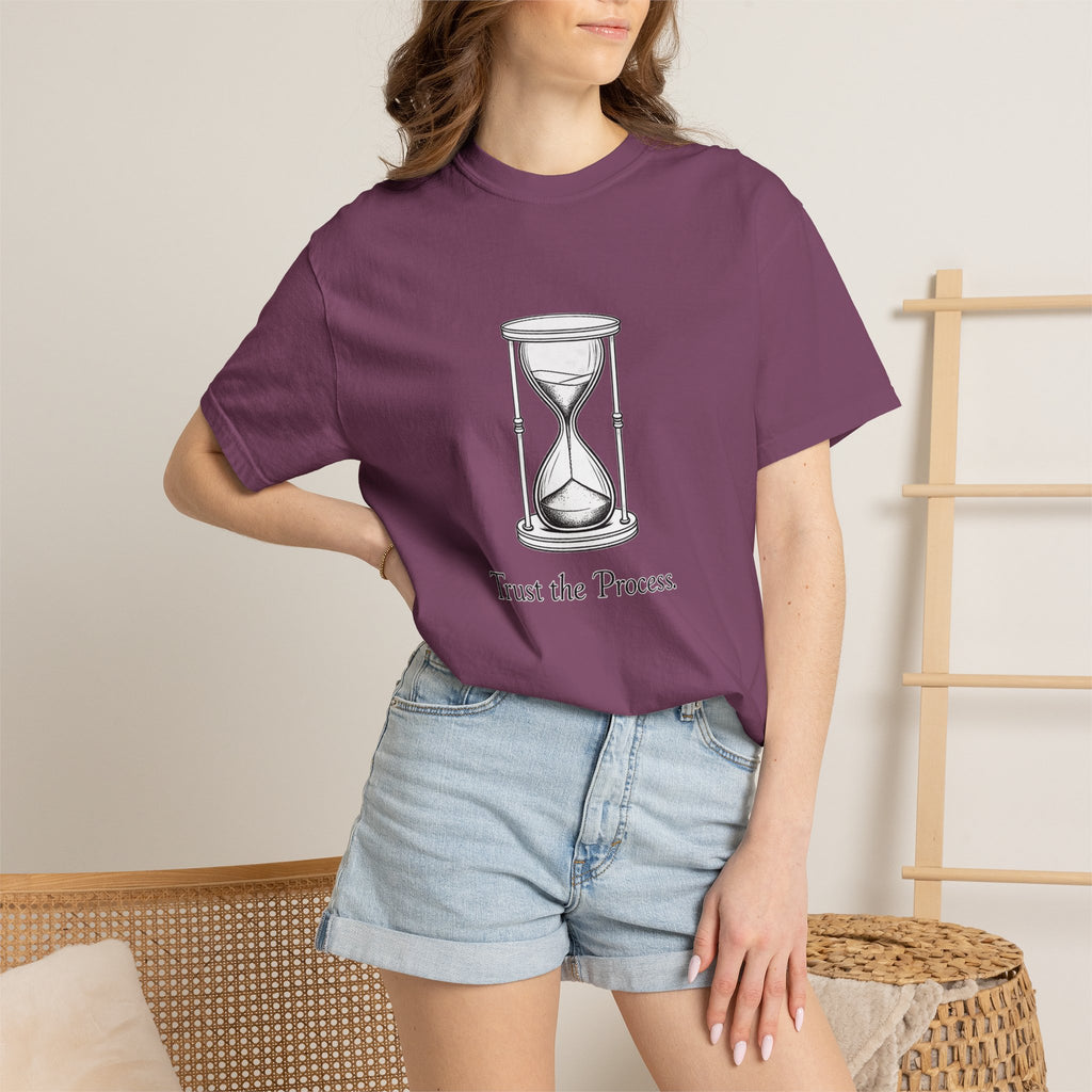 Trust the Process T-Shirt — Hourglass Graphic Inspirational Tee