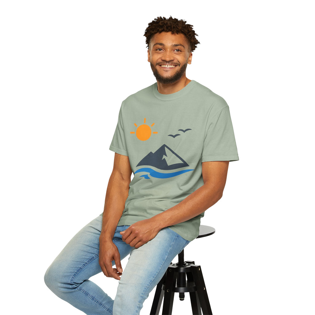 Mountain Sunrise T-Shirt — Scenic Outdoor Graphic Tee