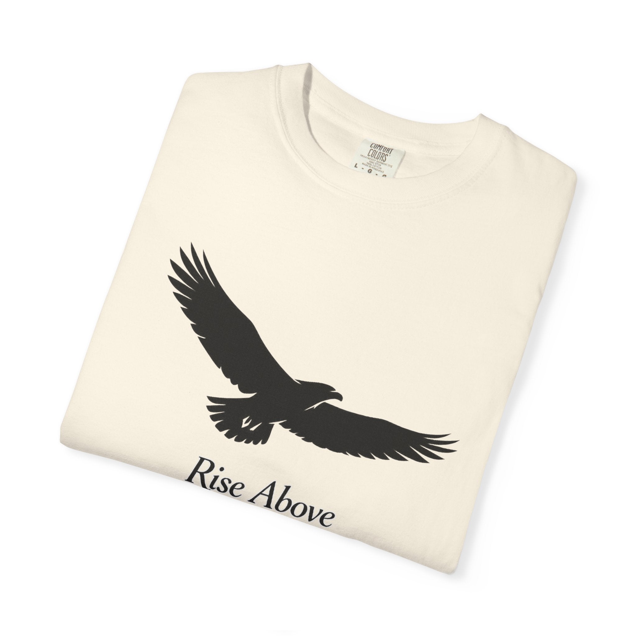Rise Above Eagle T-Shirt — Inspirational Eagle Graphic Tee