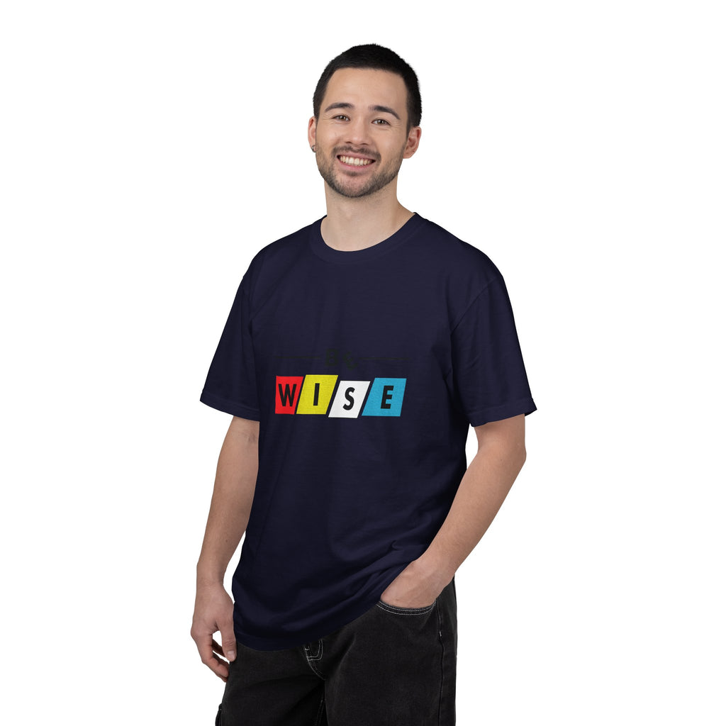 Be Wise Graphic T-Shirt — Color Block Inspirational Tee