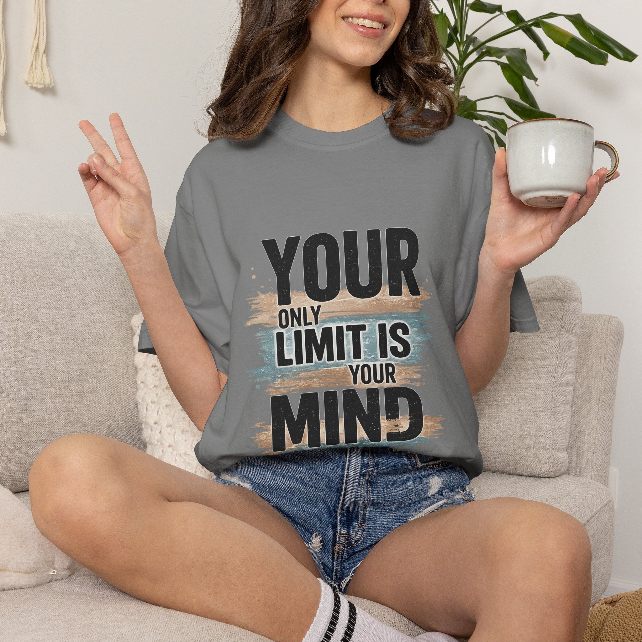Inspirational Graphic T-Shirt — "Your Only Limit Is Your Mind" Motivational Tee
