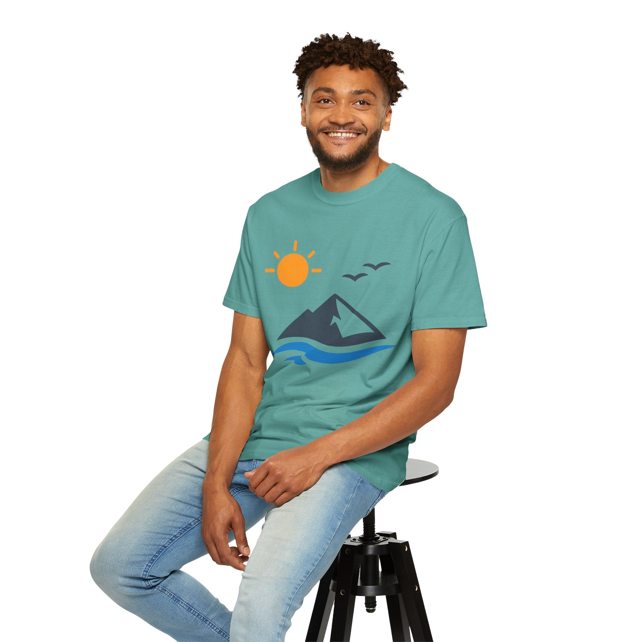 Mountain Sunrise T-Shirt — Scenic Outdoor Graphic Tee