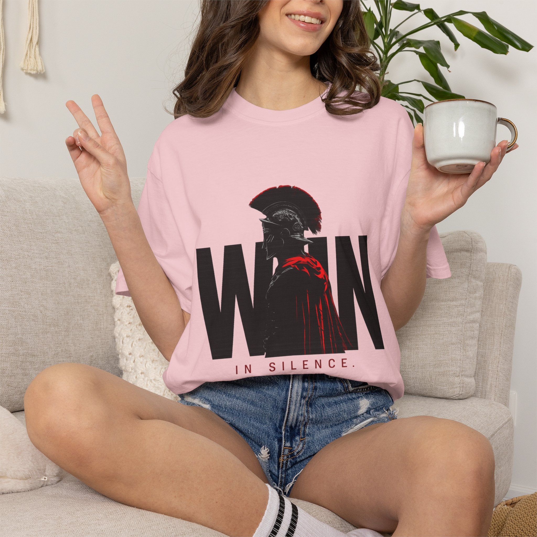 Spartan 'Win in Silence' Graphic T-Shirt