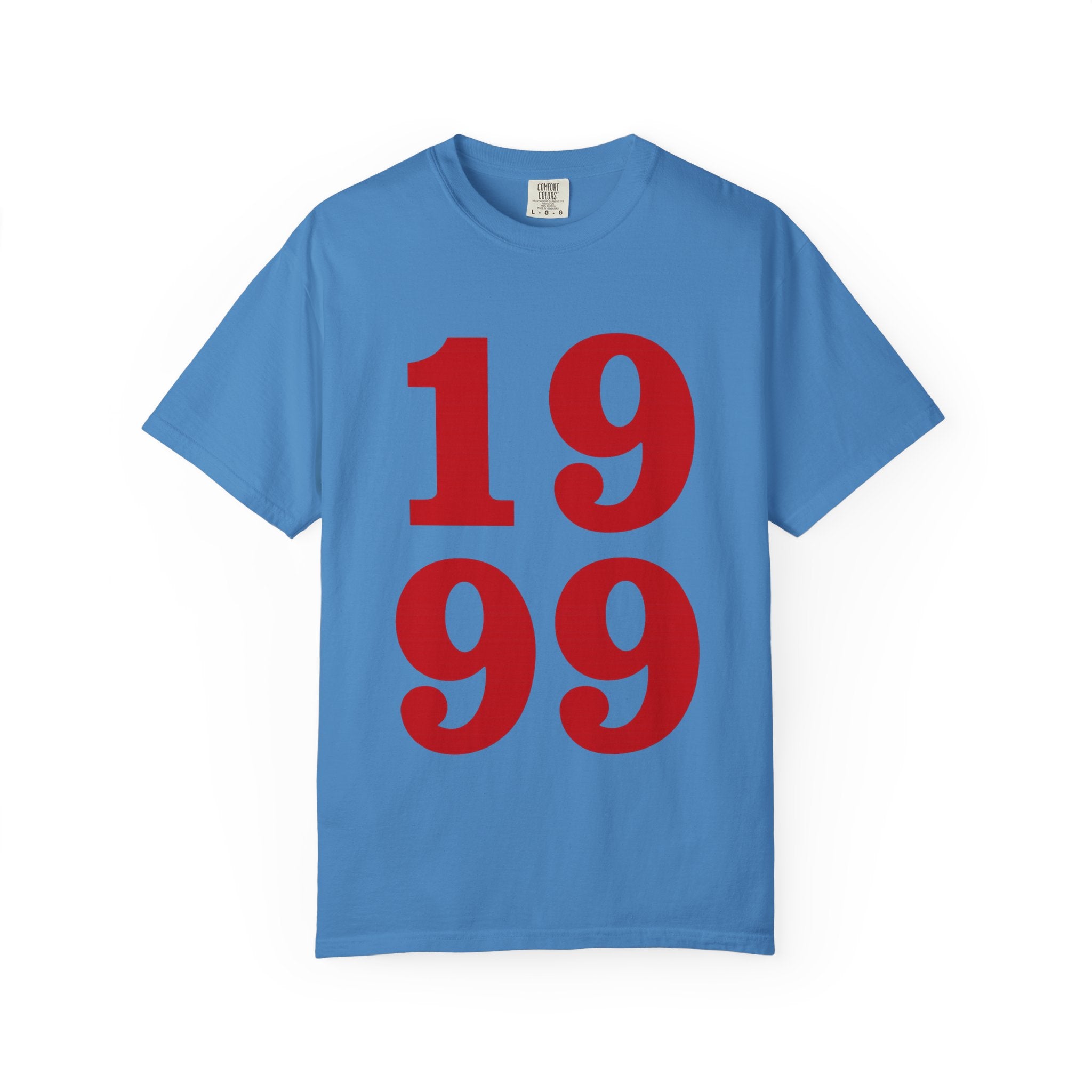 1999 Retro Number T-Shirt — Vintage Birth Year Tee