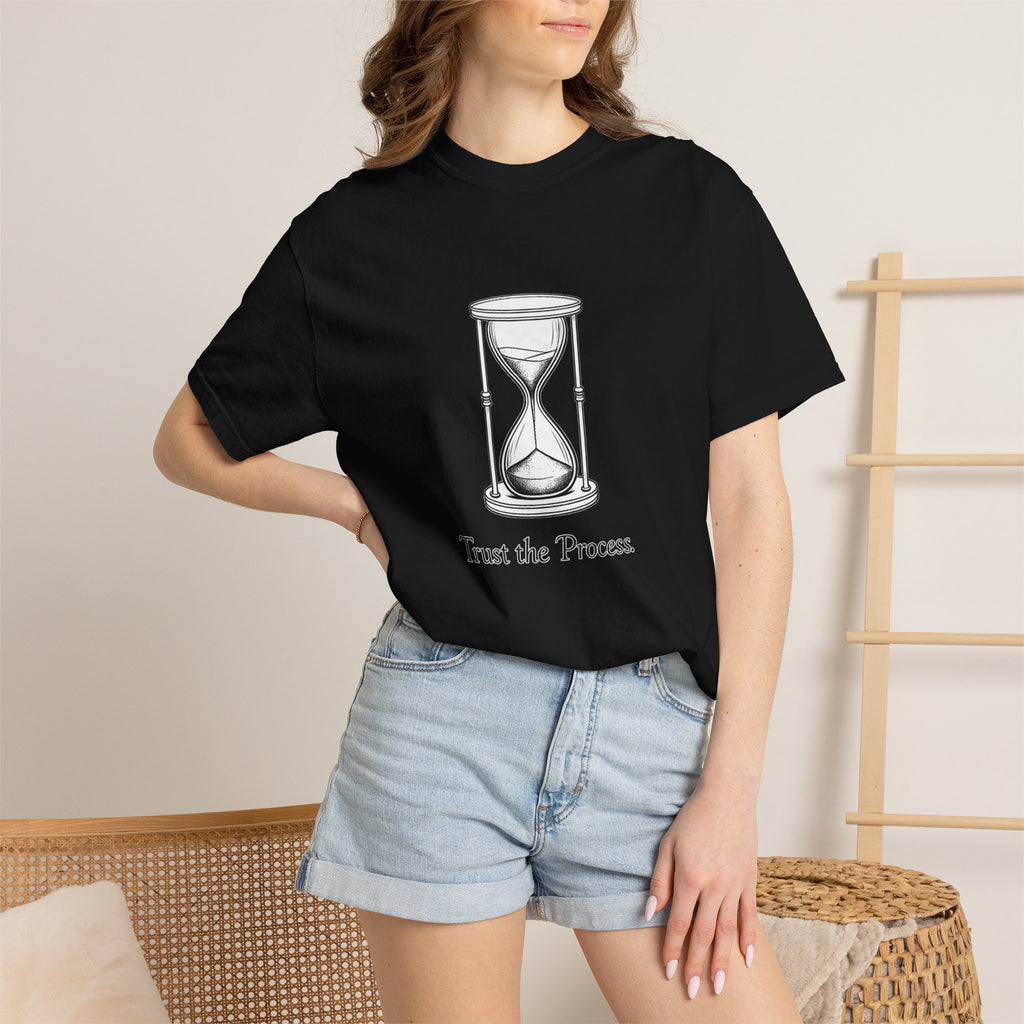 Trust the Process T-Shirt — Hourglass Graphic Inspirational Tee