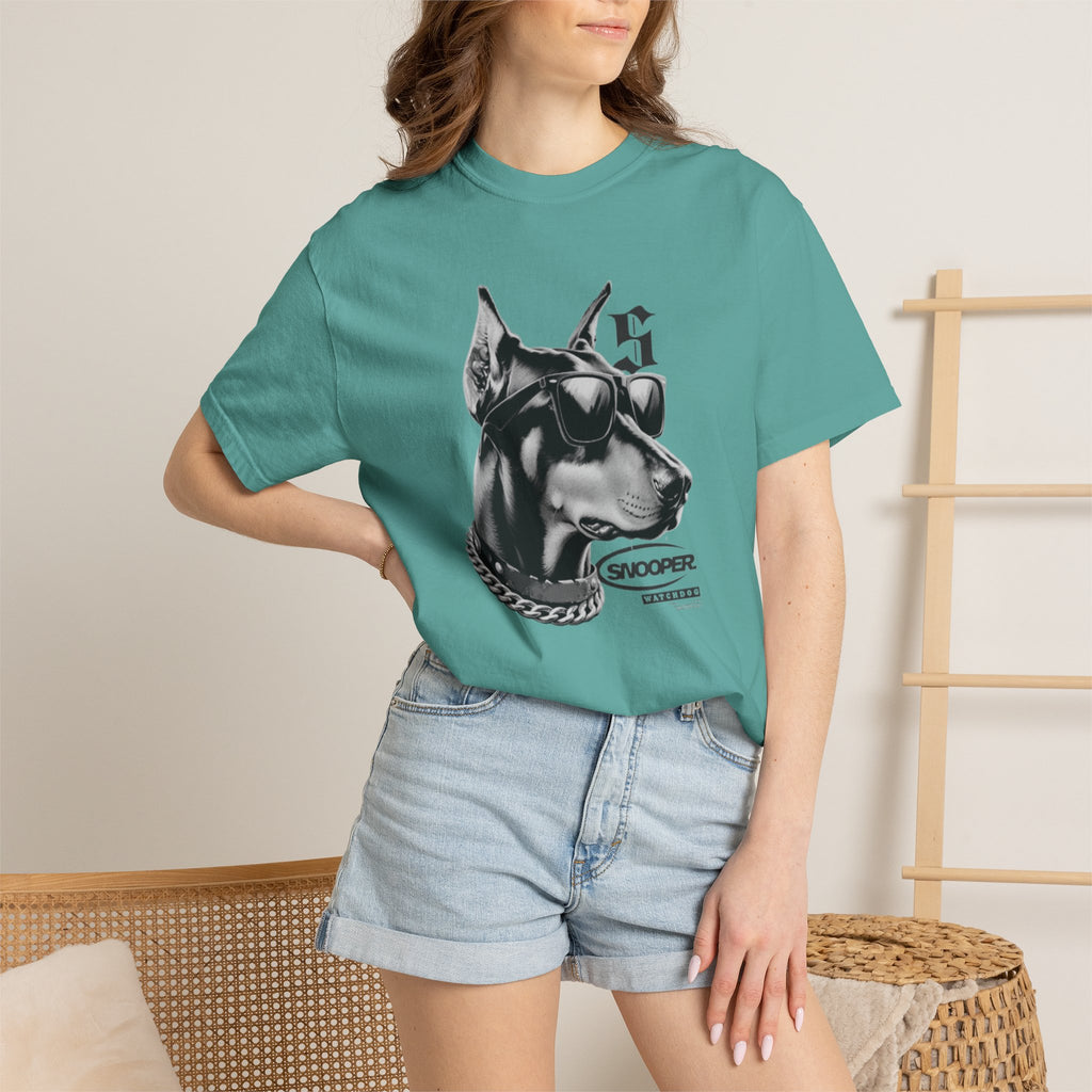 Doberman Sunglasses Graphic T-Shirt — "Snooper" Streetwear Tee