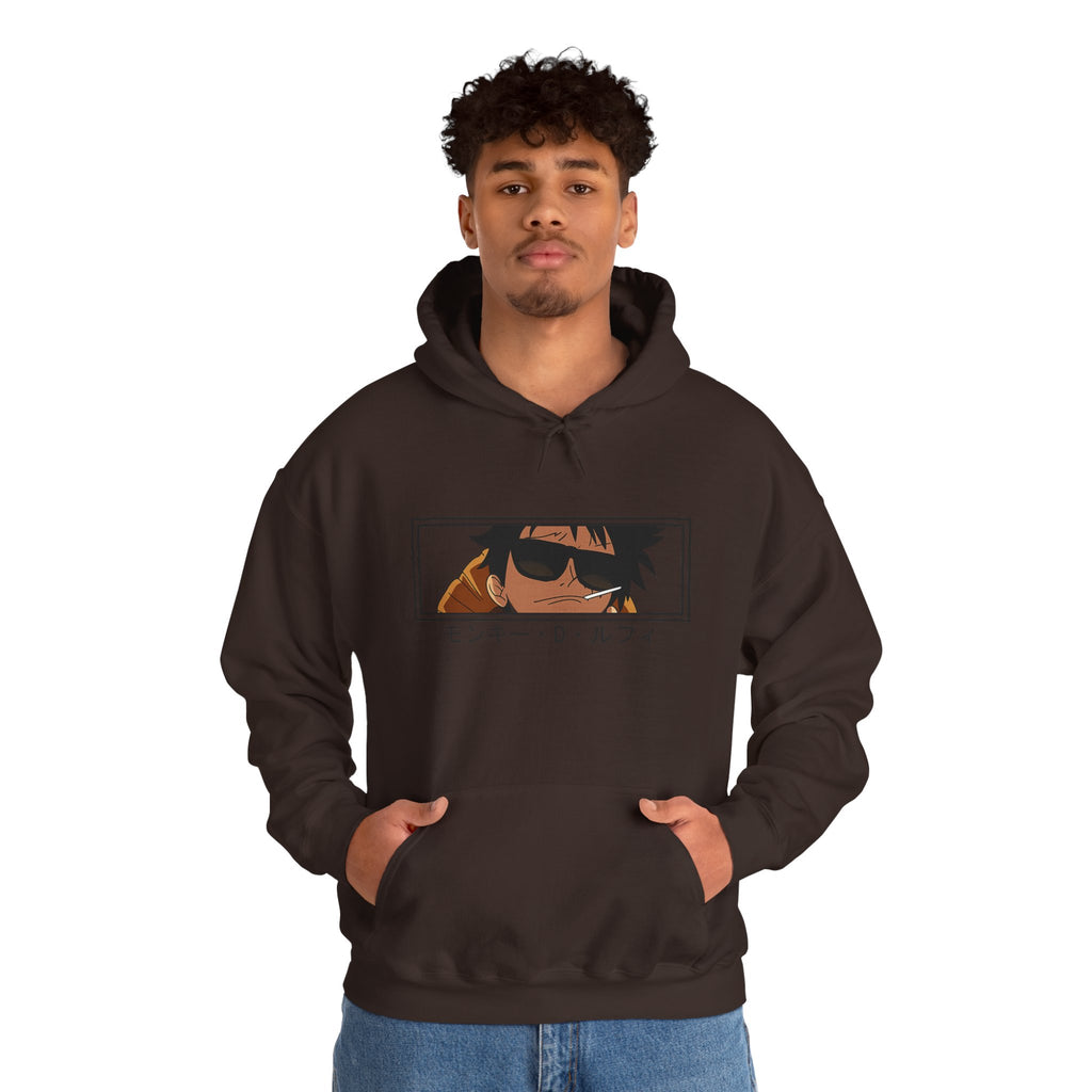 Anime Sunglasses Hoodie — モンキー・D・ルフィ Trackable Goggles Design