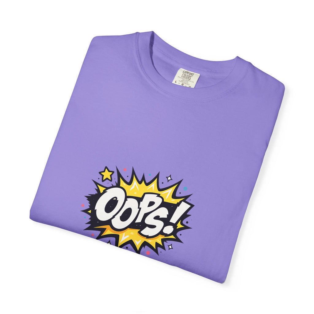 Oops! Comic Graphic T-Shirt — Retro Pop Art Tee