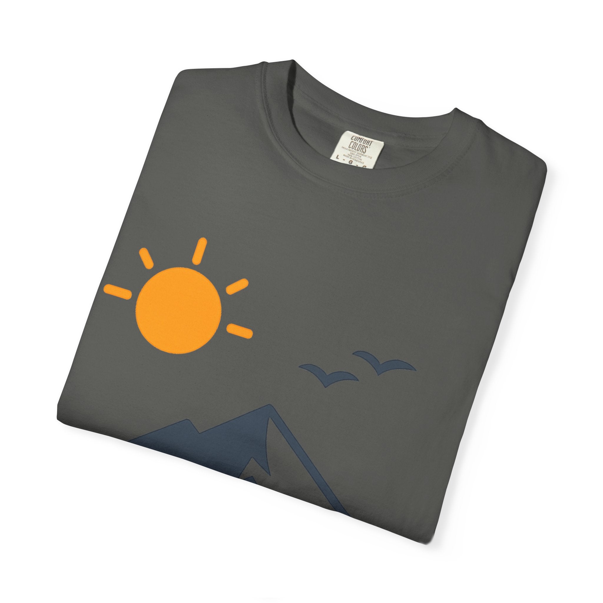 Mountain Sunrise T-Shirt — Scenic Outdoor Graphic Tee