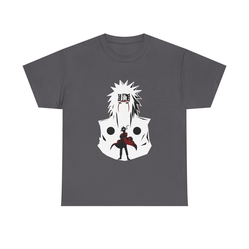 Anime Shadow Warrior T-Shirt — Silhouette Battle Graphic Tee