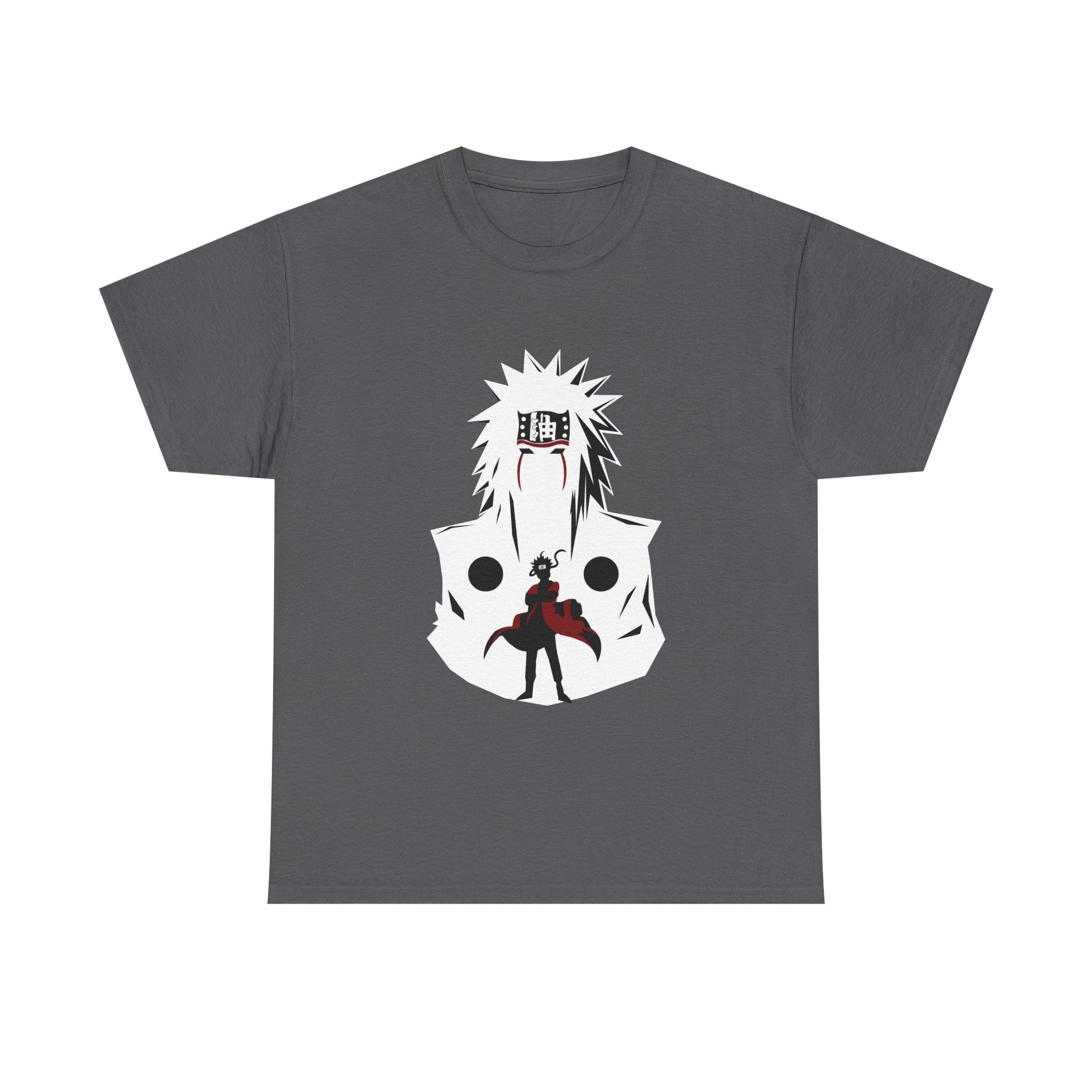 Anime Shadow Warrior T-Shirt — Silhouette Battle Graphic Tee
