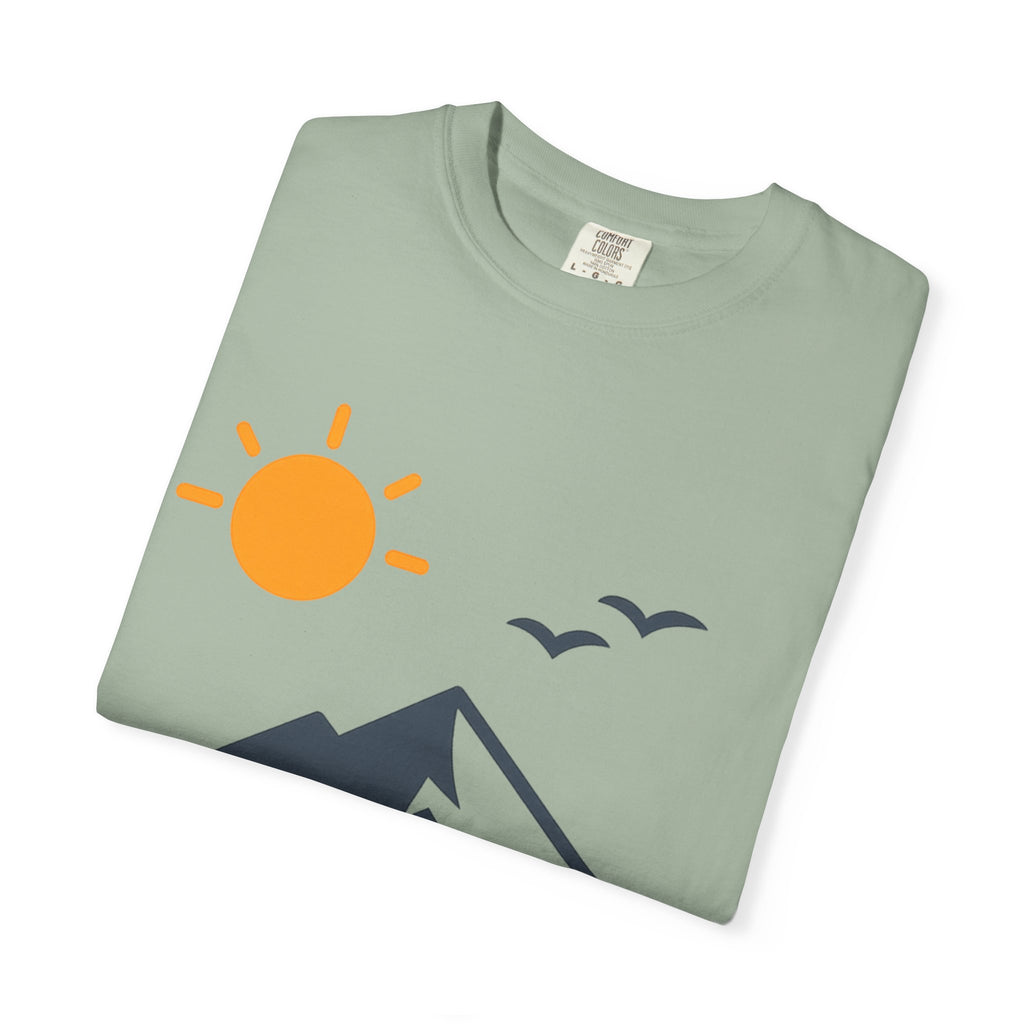 Mountain Sunrise T-Shirt — Scenic Outdoor Graphic Tee