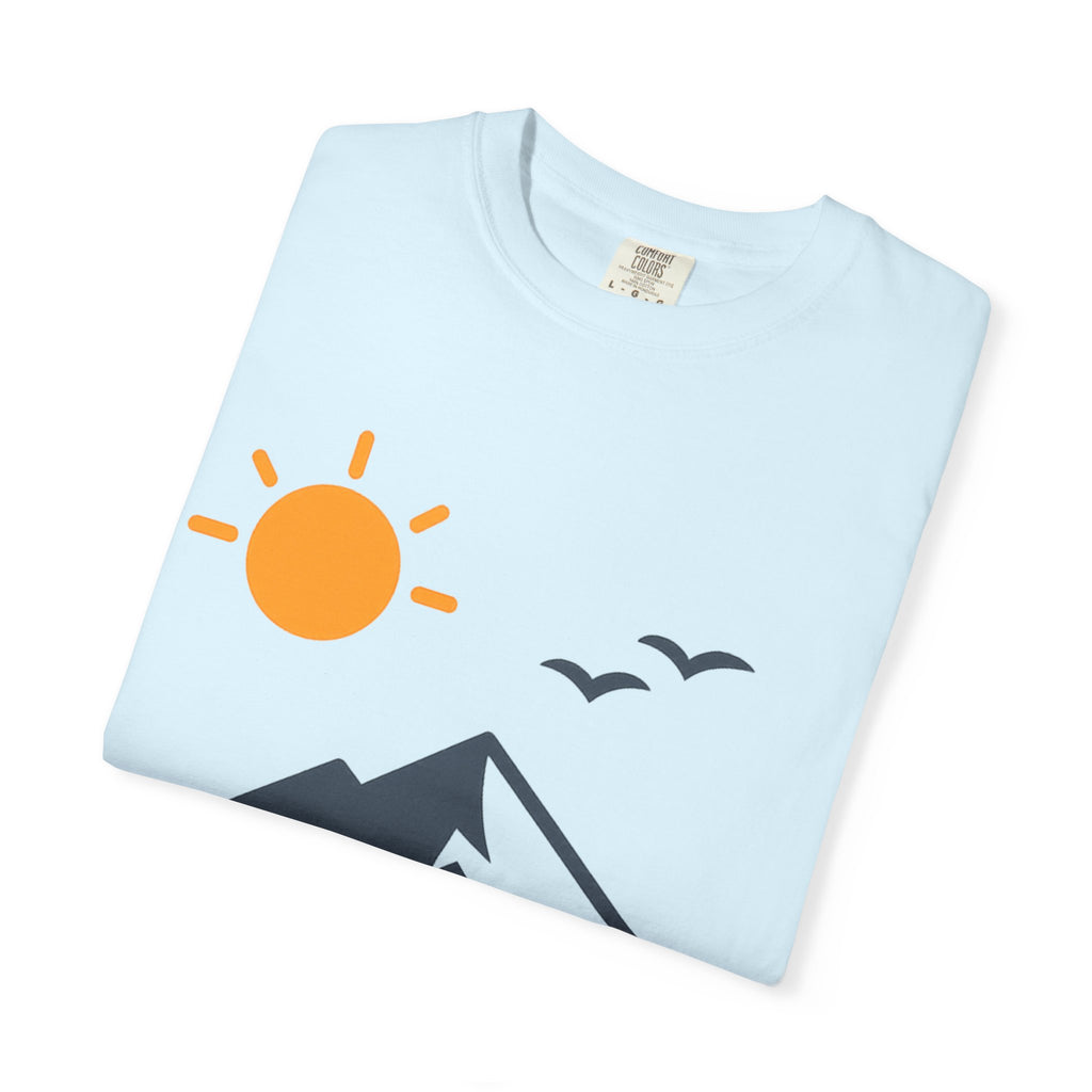 Mountain Sunrise T-Shirt — Scenic Outdoor Graphic Tee