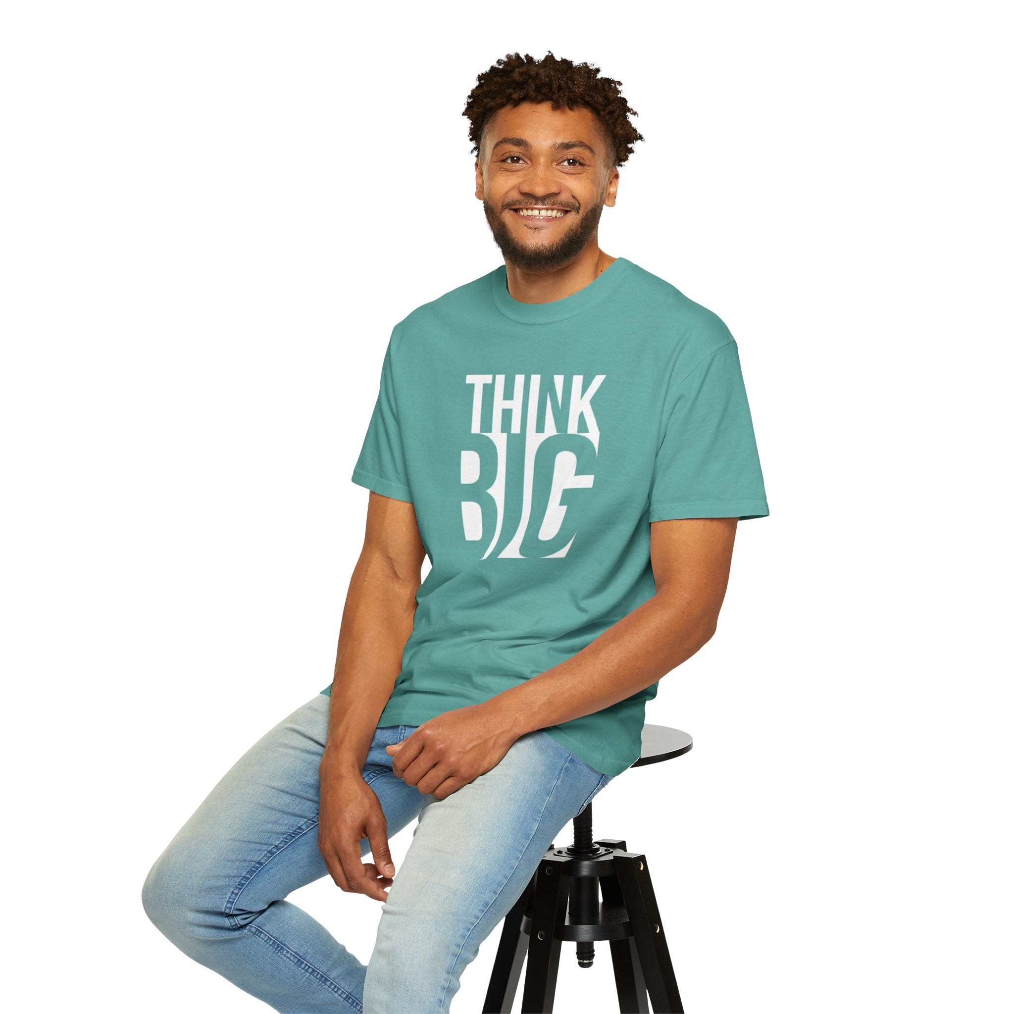 Think Big Graphic T-Shirt — Motivational Typography Tee
