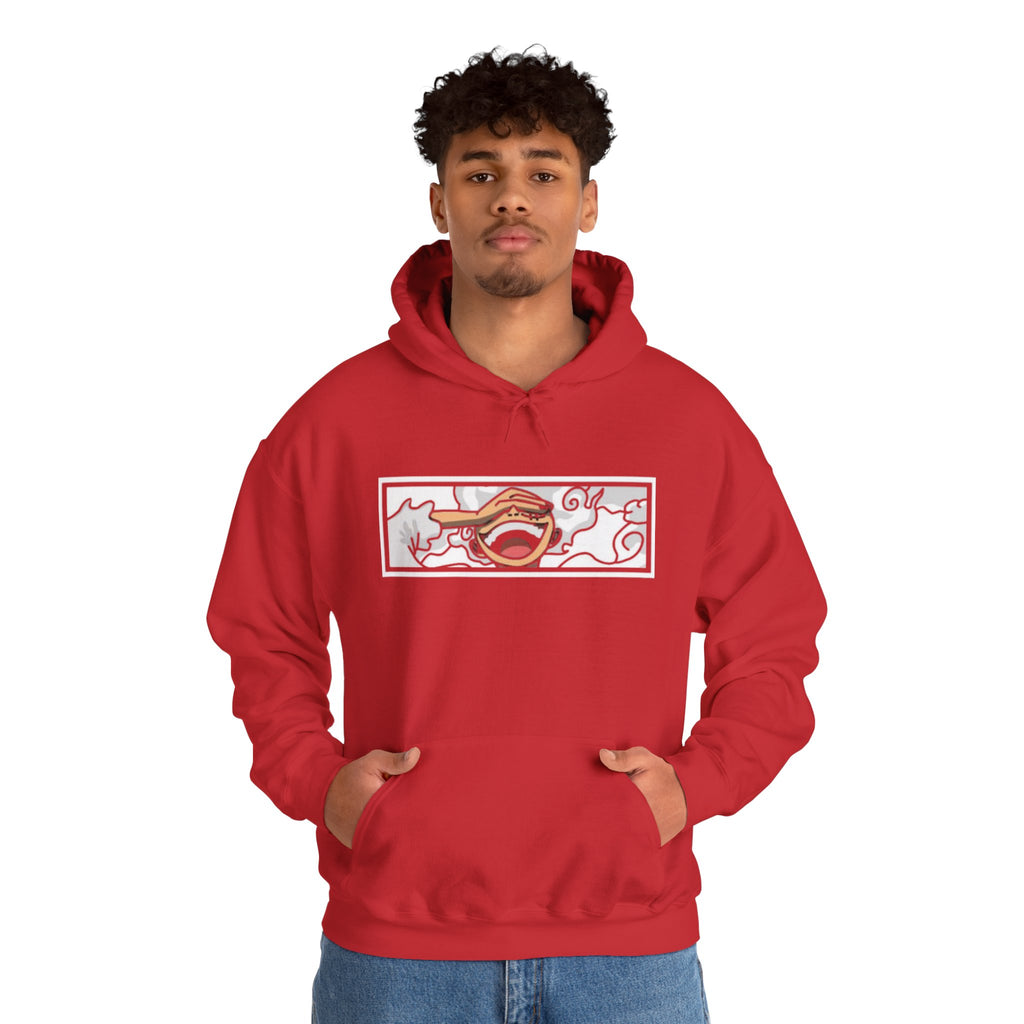 Laughing Mouth Graphic Hoodie — Anime Smile Streetwear Hoodie