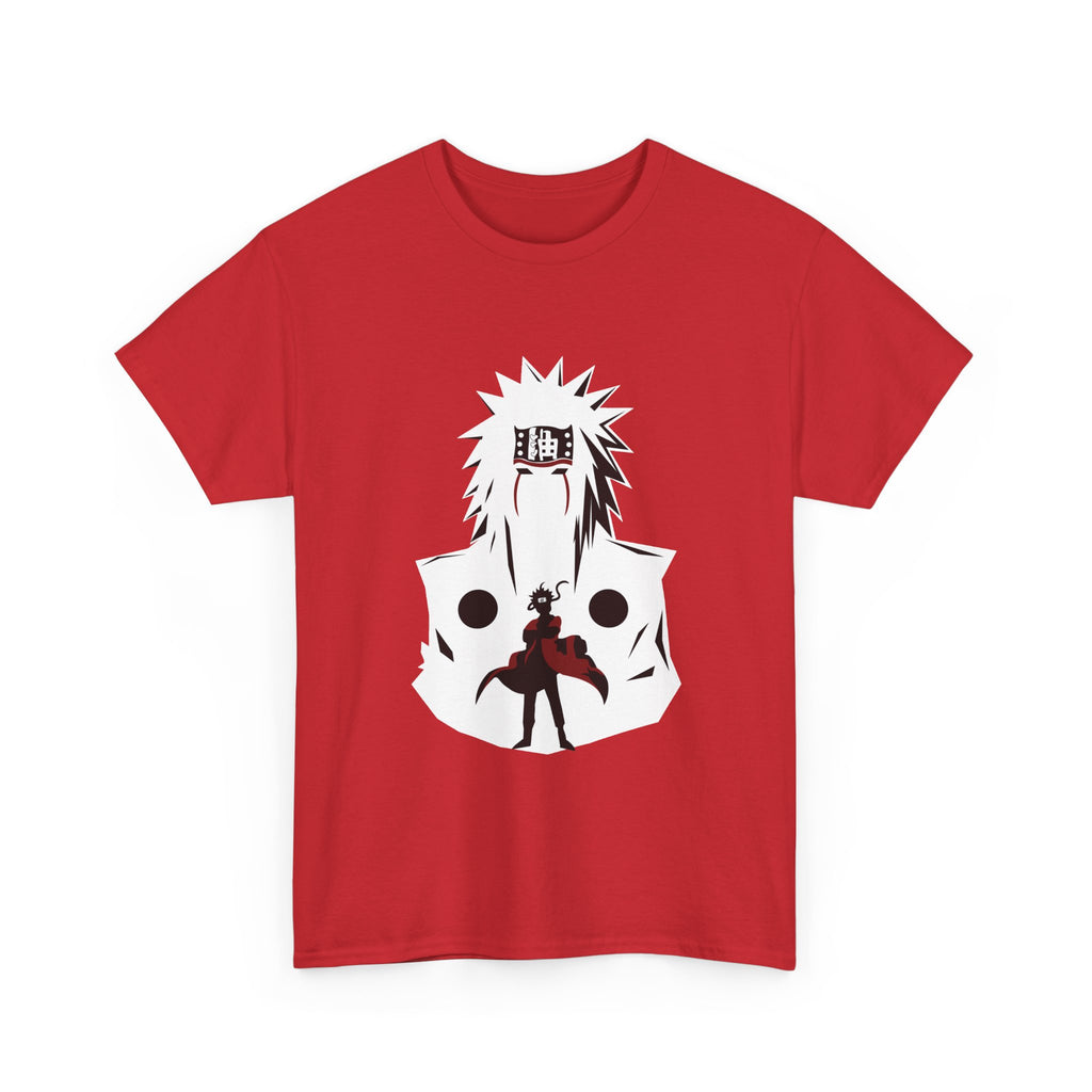 Anime Shadow Warrior T-Shirt — Silhouette Battle Graphic Tee