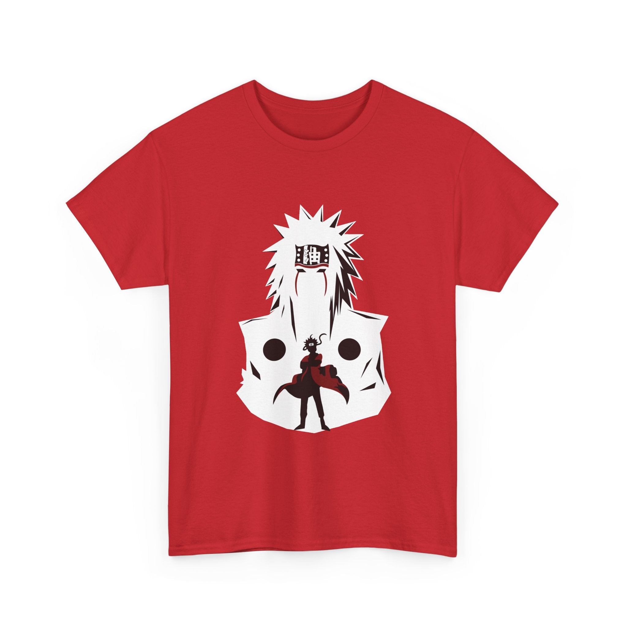 Anime Shadow Warrior T-Shirt — Silhouette Battle Graphic Tee