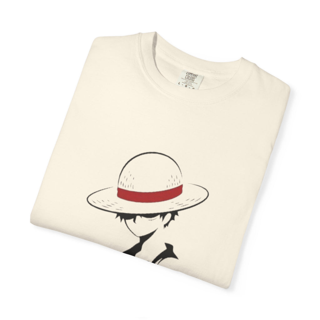 Minimal Straw Hat Silhouette T-Shirt