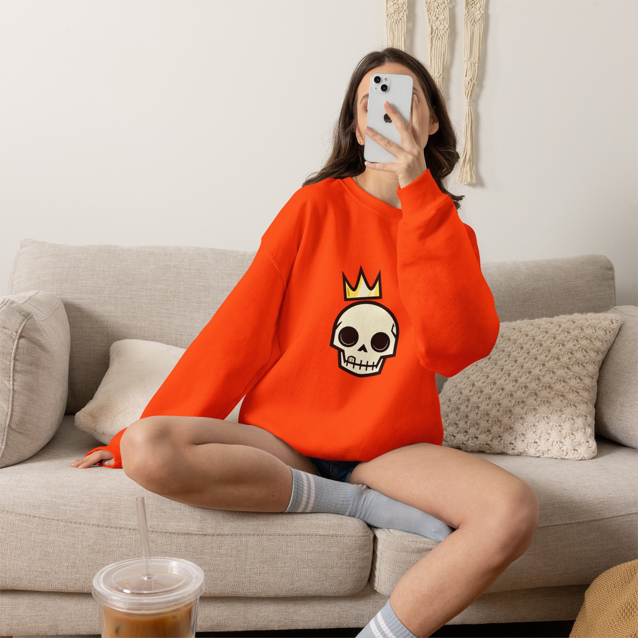 Crowned Skull Crewneck Sweatshirt