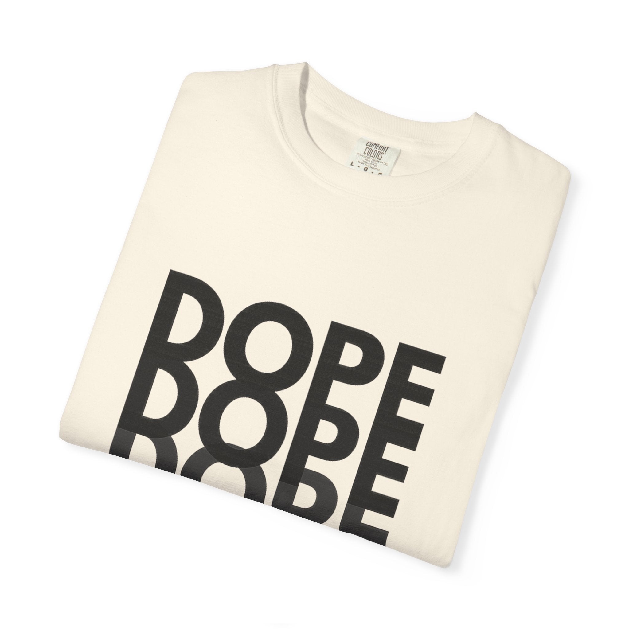 Dope Repeat Graphic T-Shirt — Retro Stacked Typography Tee