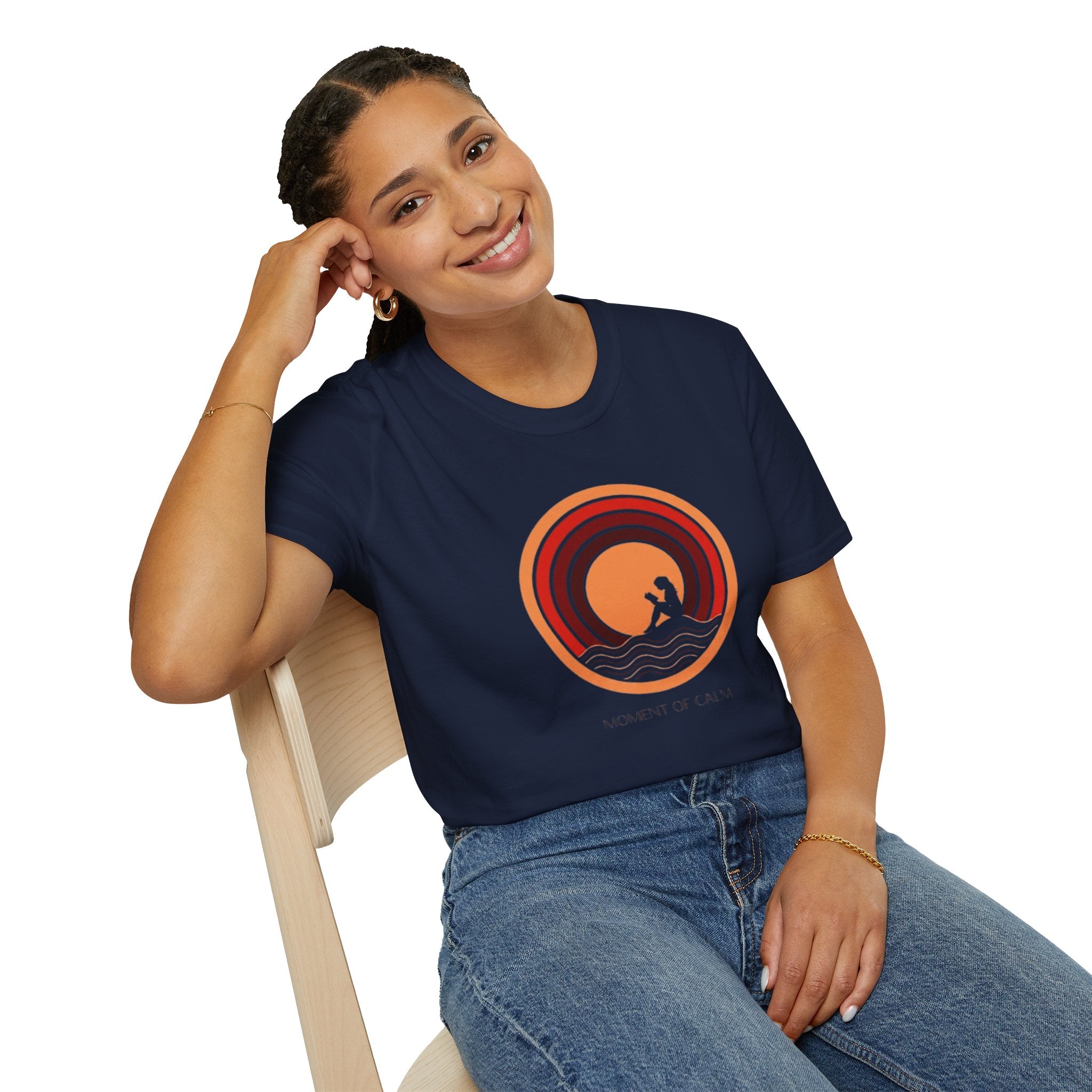 Sunset Surf T-Shirt — Retro Waves "Saltwater & Soul" Graphic Tee