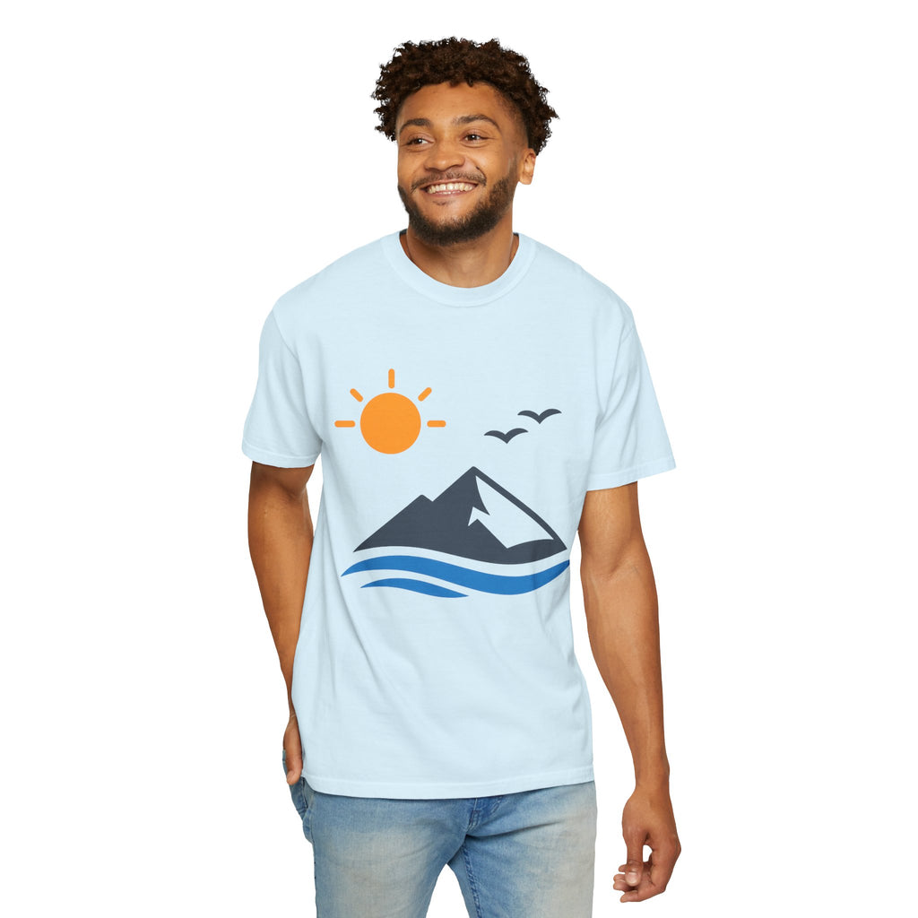 Mountain Sunrise T-Shirt — Scenic Outdoor Graphic Tee