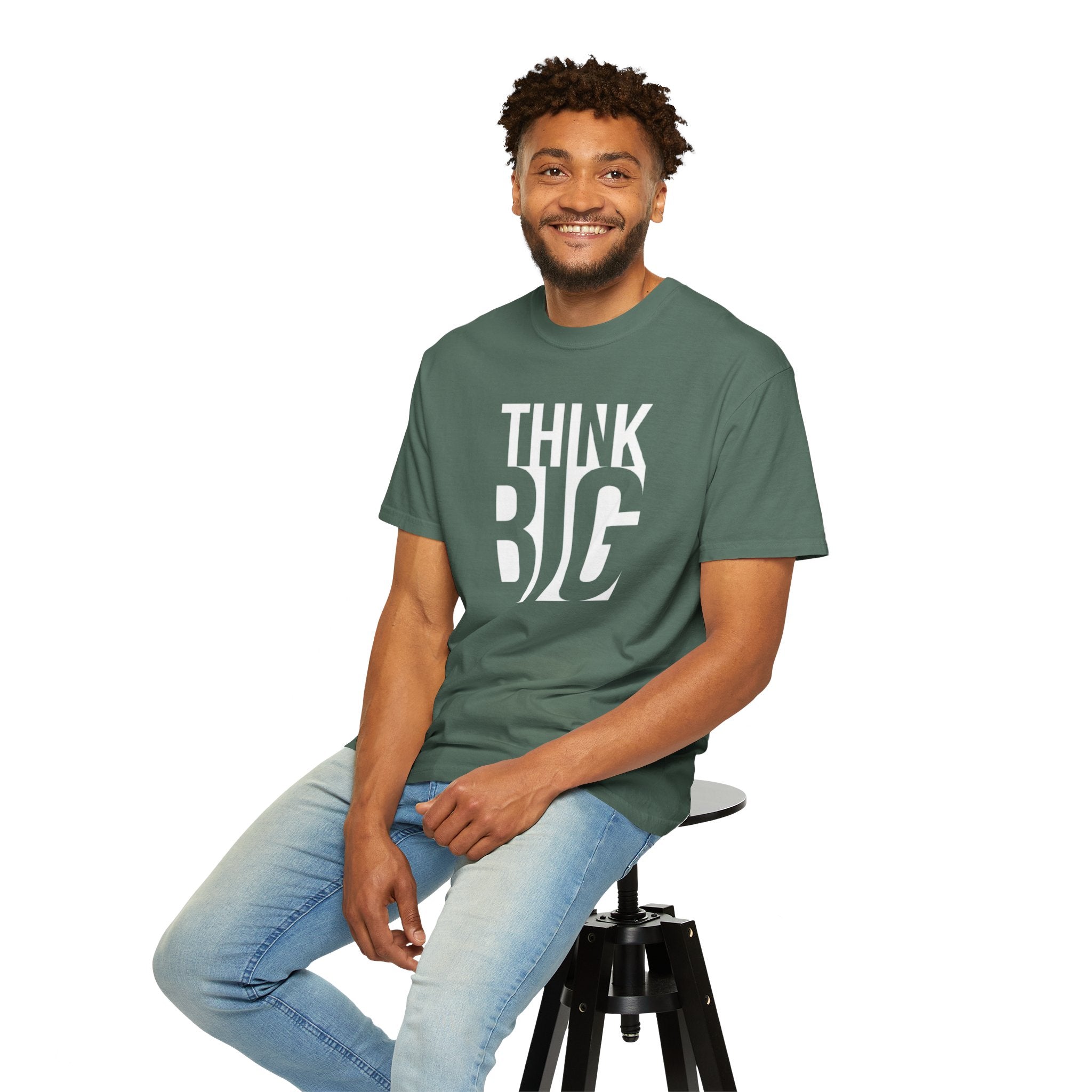 Think Big Graphic T-Shirt — Motivational Typography Tee