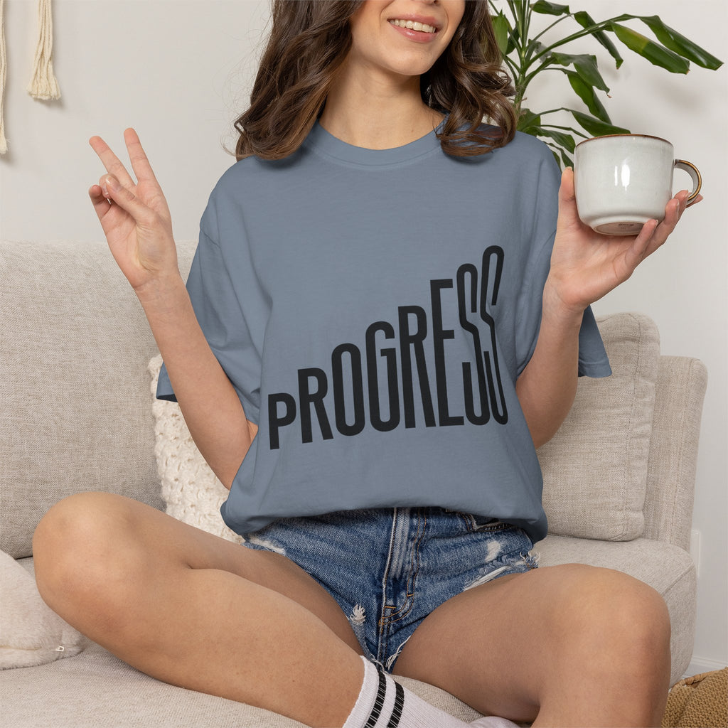 Progress Graphic T-Shirt — Modern Motivational Tee