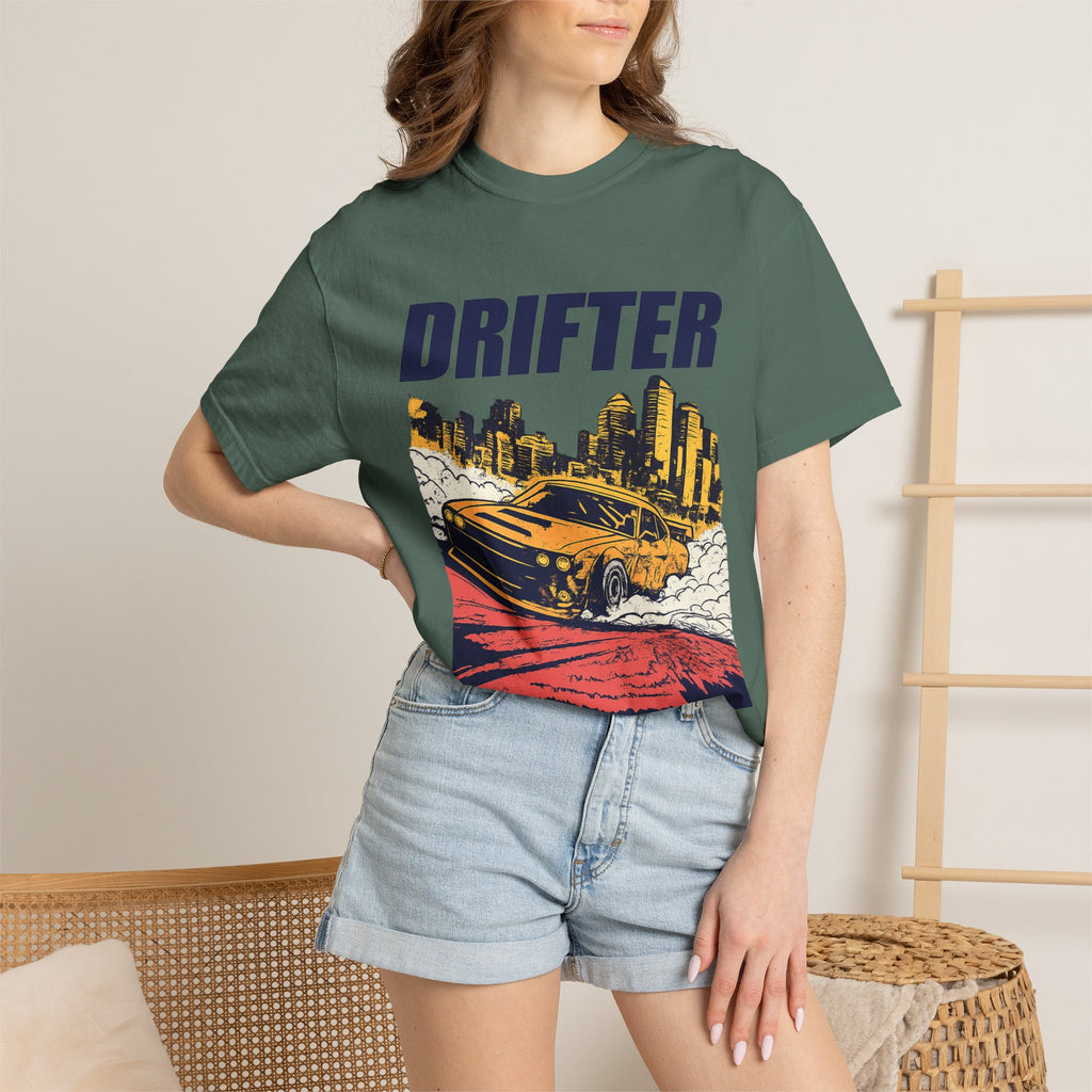 Drifter Street Racing T-Shirt — Retro Drift Car Graphic Tee