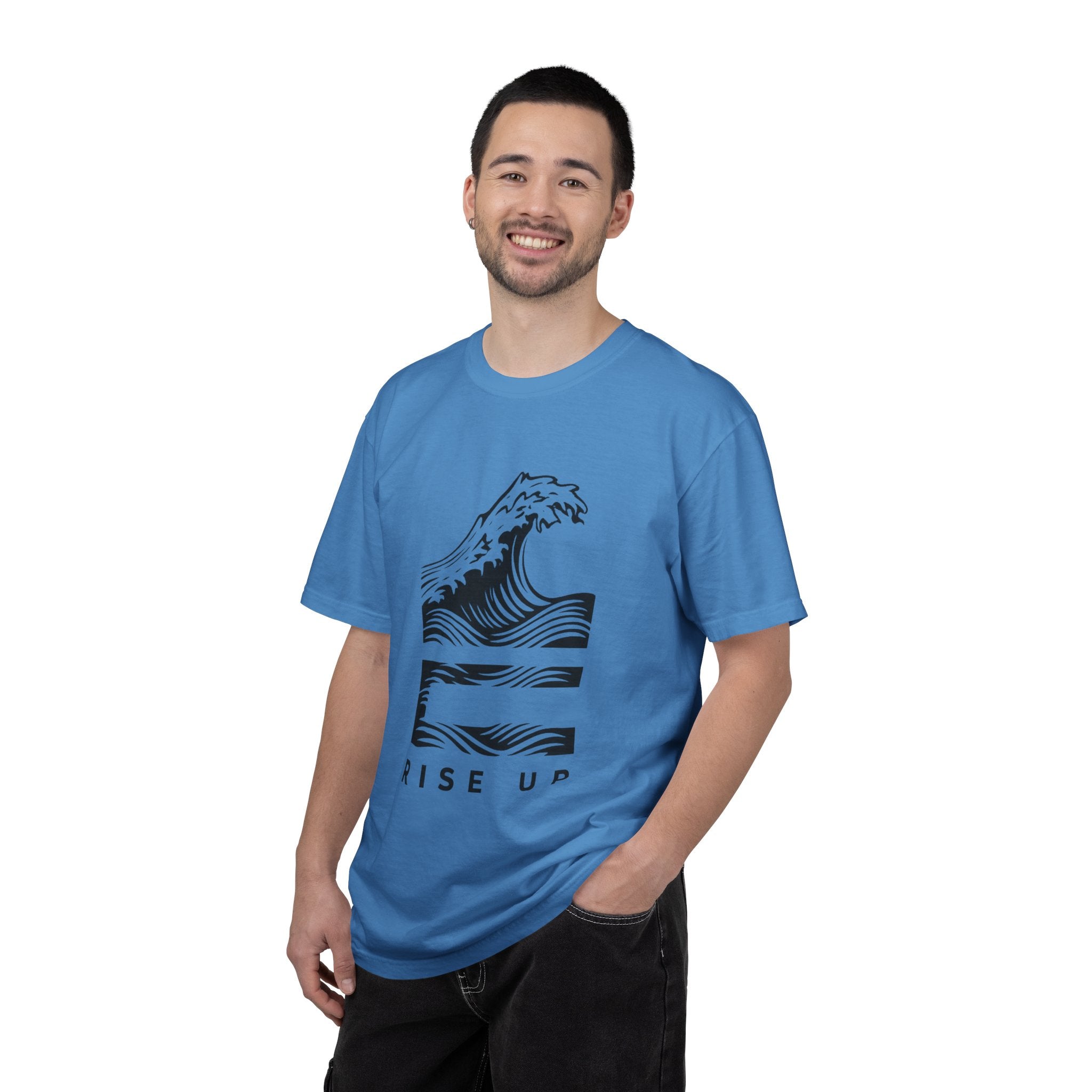 Rise Up Wave T-Shirt — Graphic Ocean Wave Tee