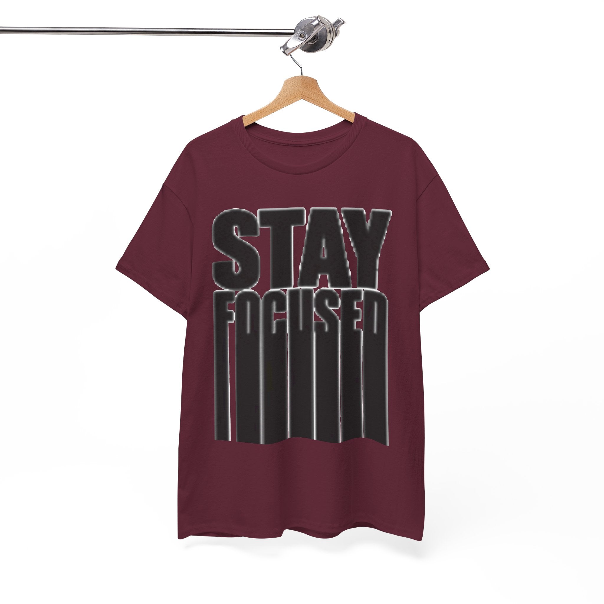 Stay Focused Tee — Motivational Graphic T‑Shirt