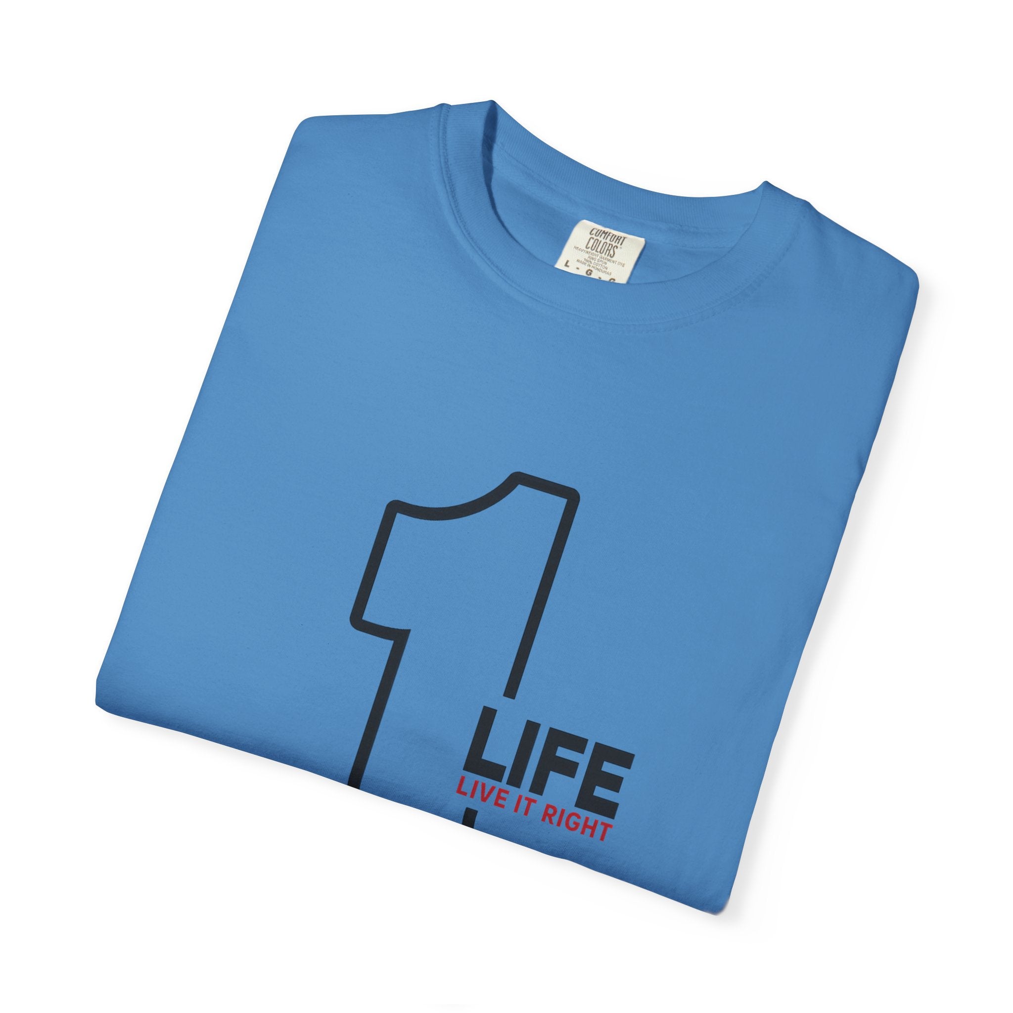 1 Life "Live It Right" T-Shirt — Minimalist Motivational Tee